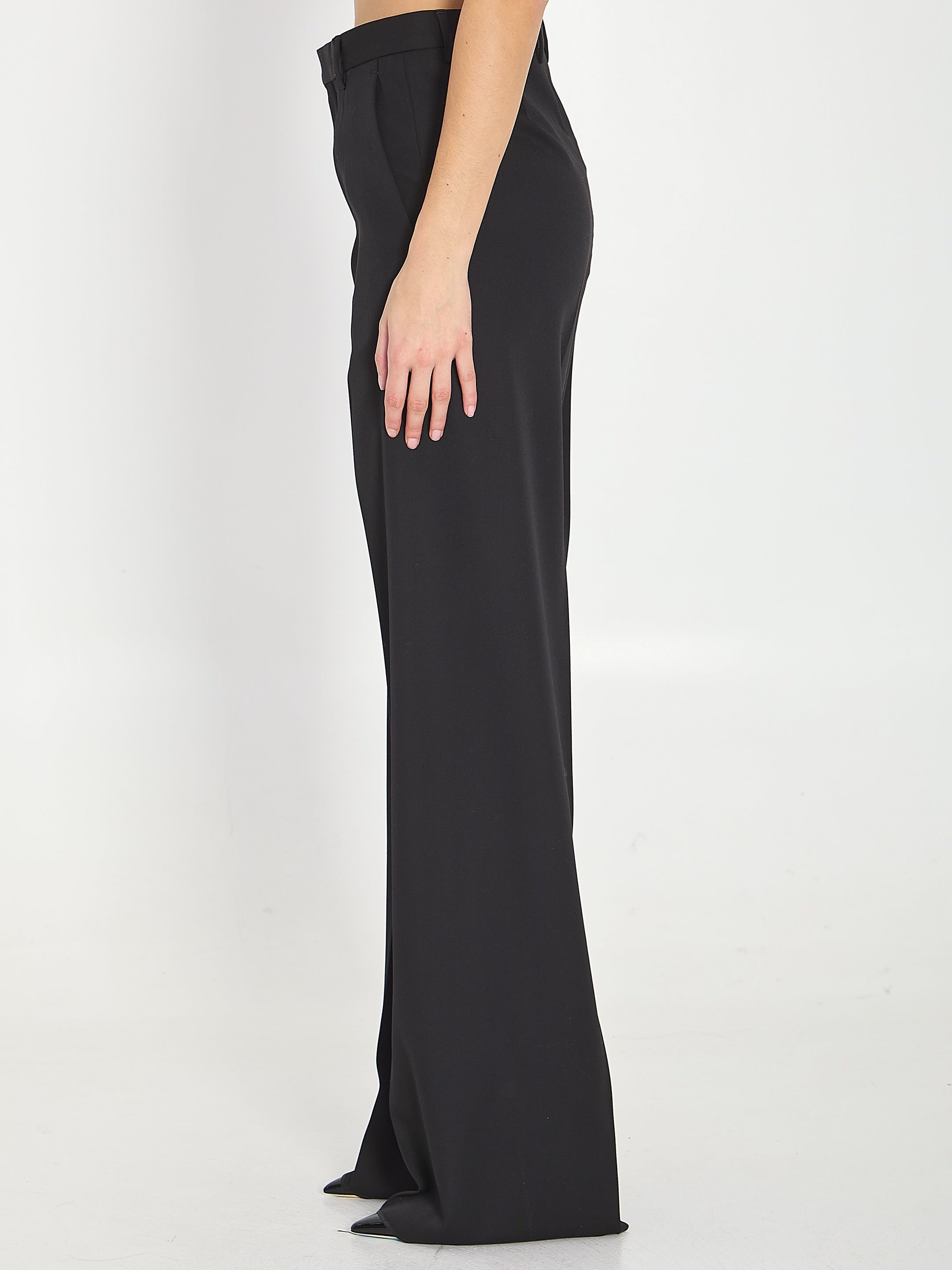 Tailored wool trousers