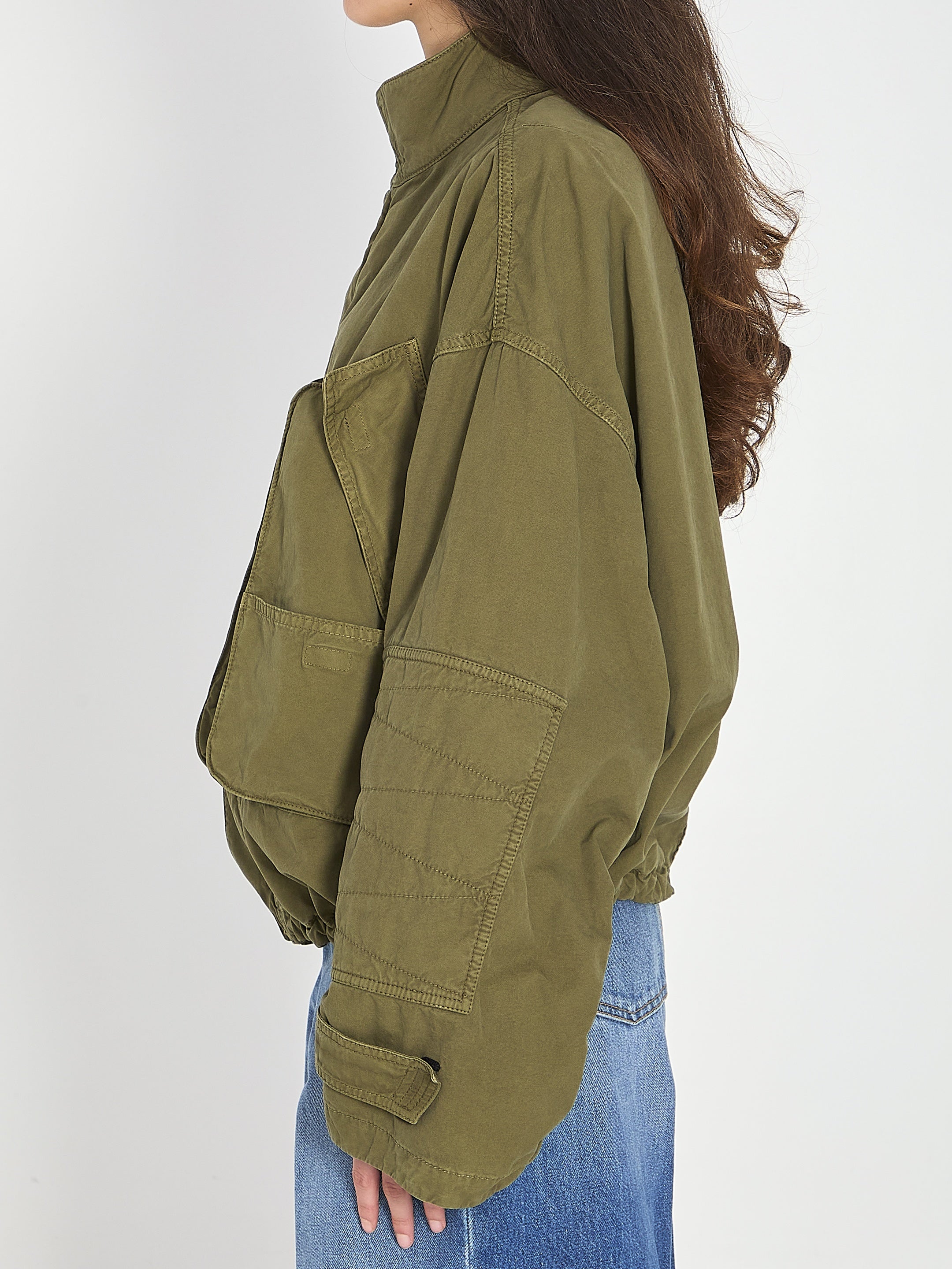 Military green bomber
