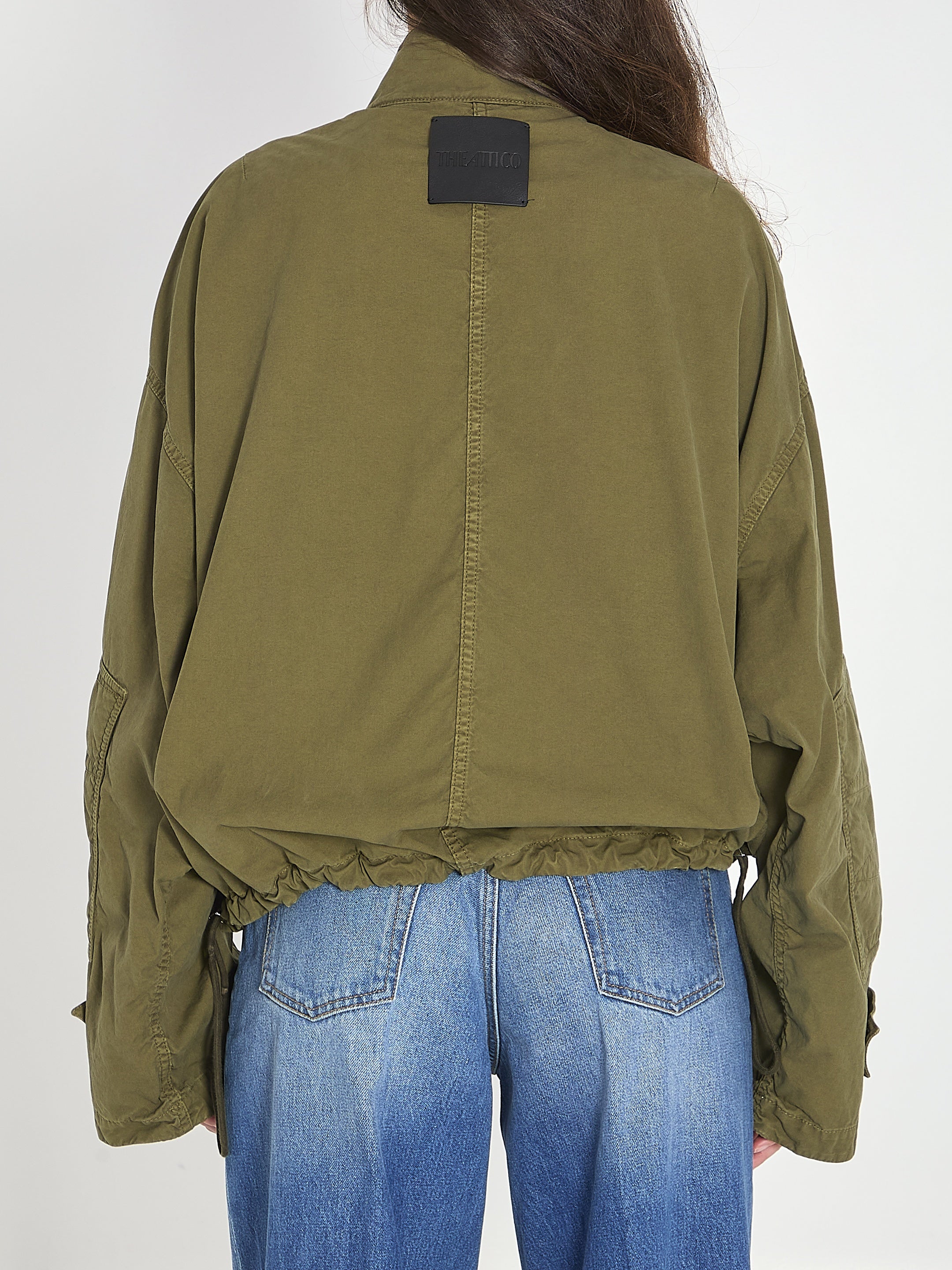 Military green bomber