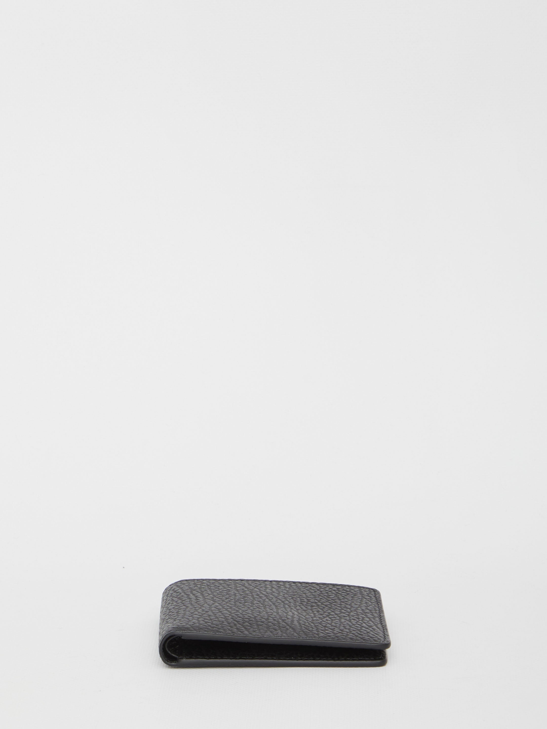 Maison margiela-OUTLET-SALE-Black bi-fold wallet-ARCHIVIST