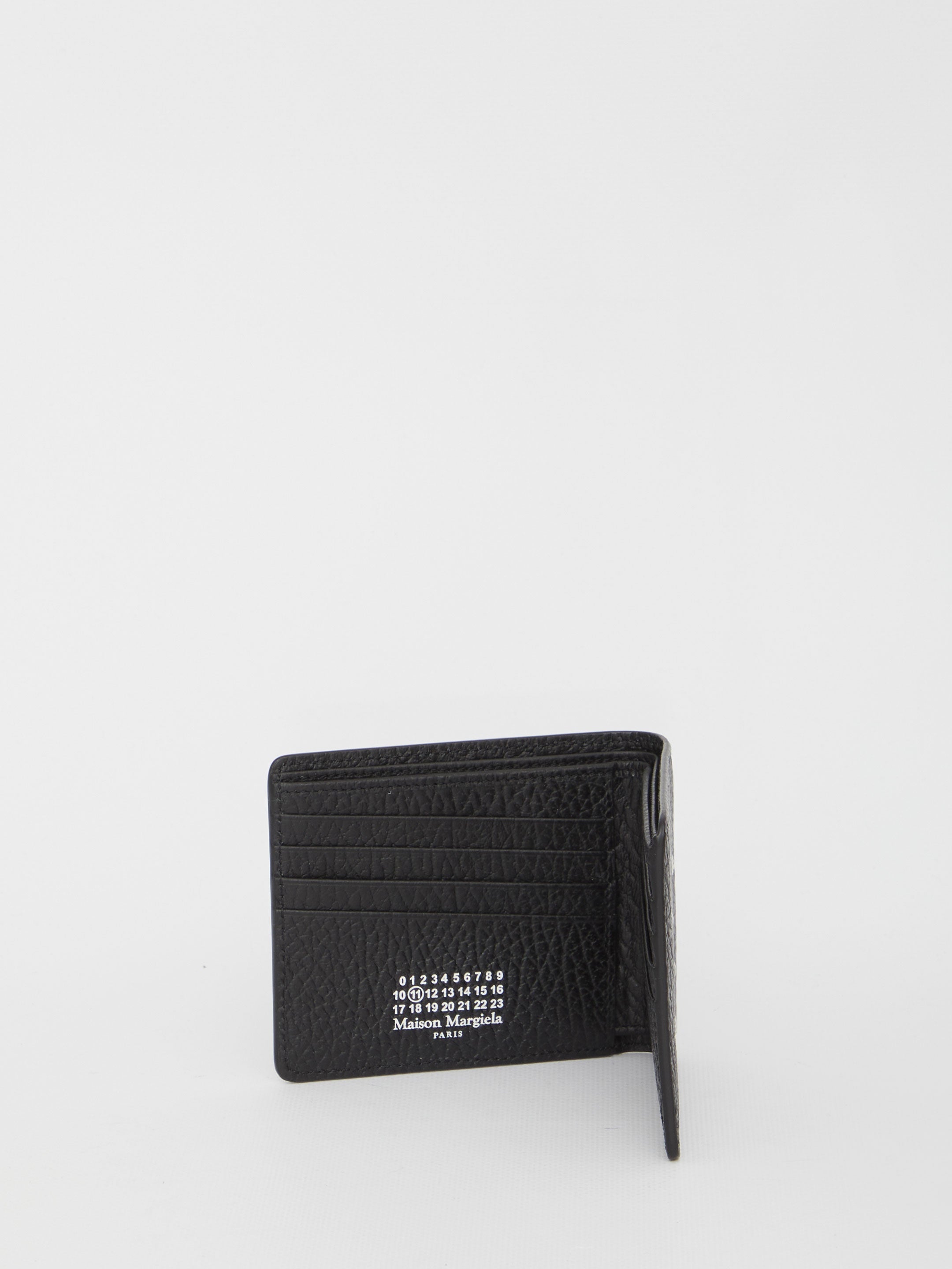Maison margiela-OUTLET-SALE-Black bi-fold wallet-ARCHIVIST