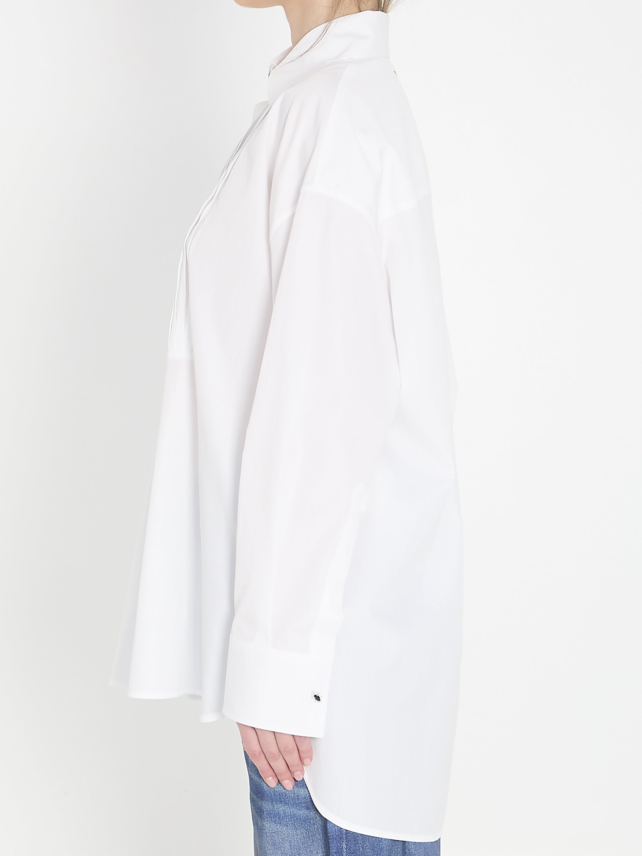 Oversized cotton shirt