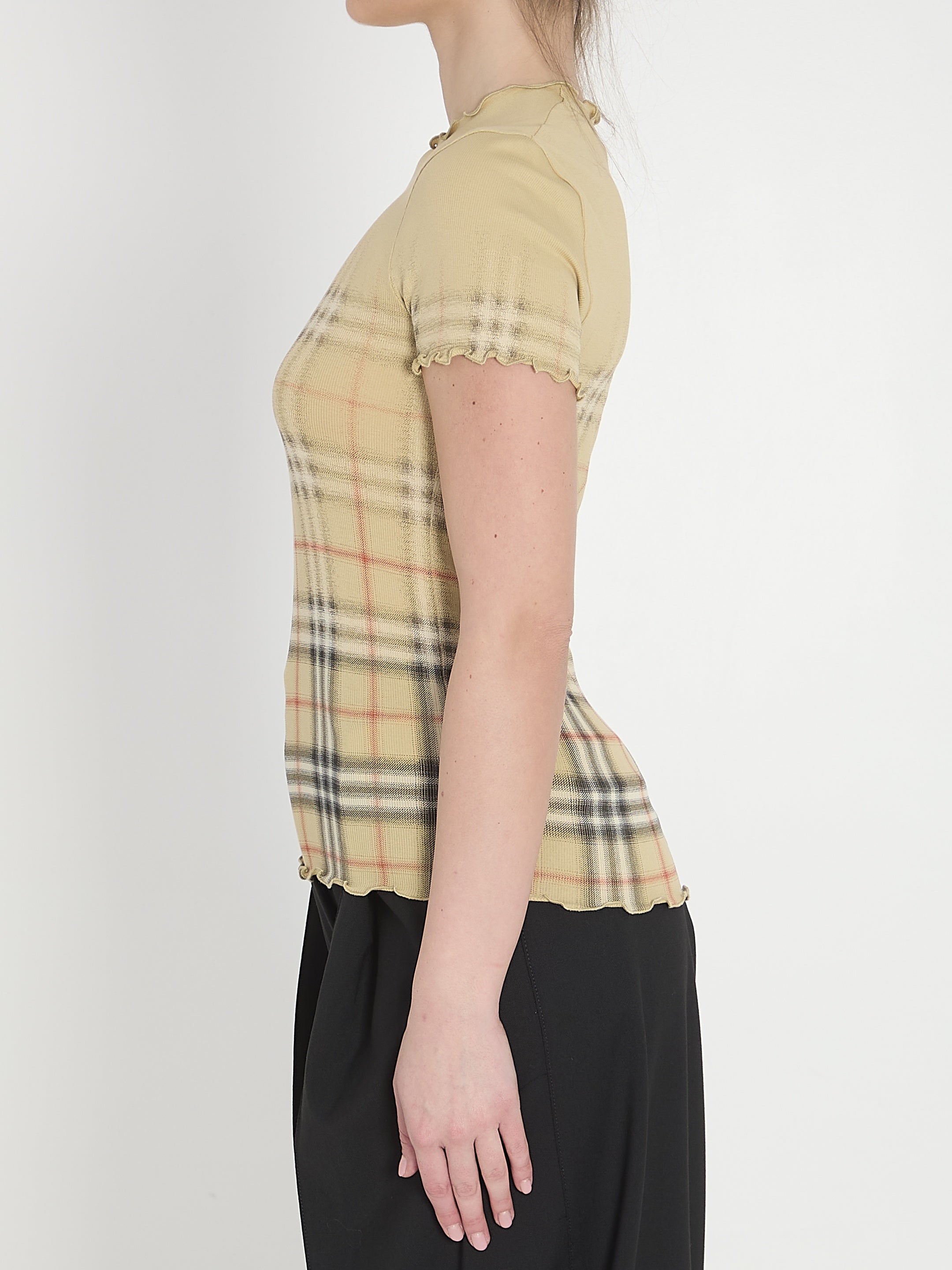 Stretch cotton T-shirt