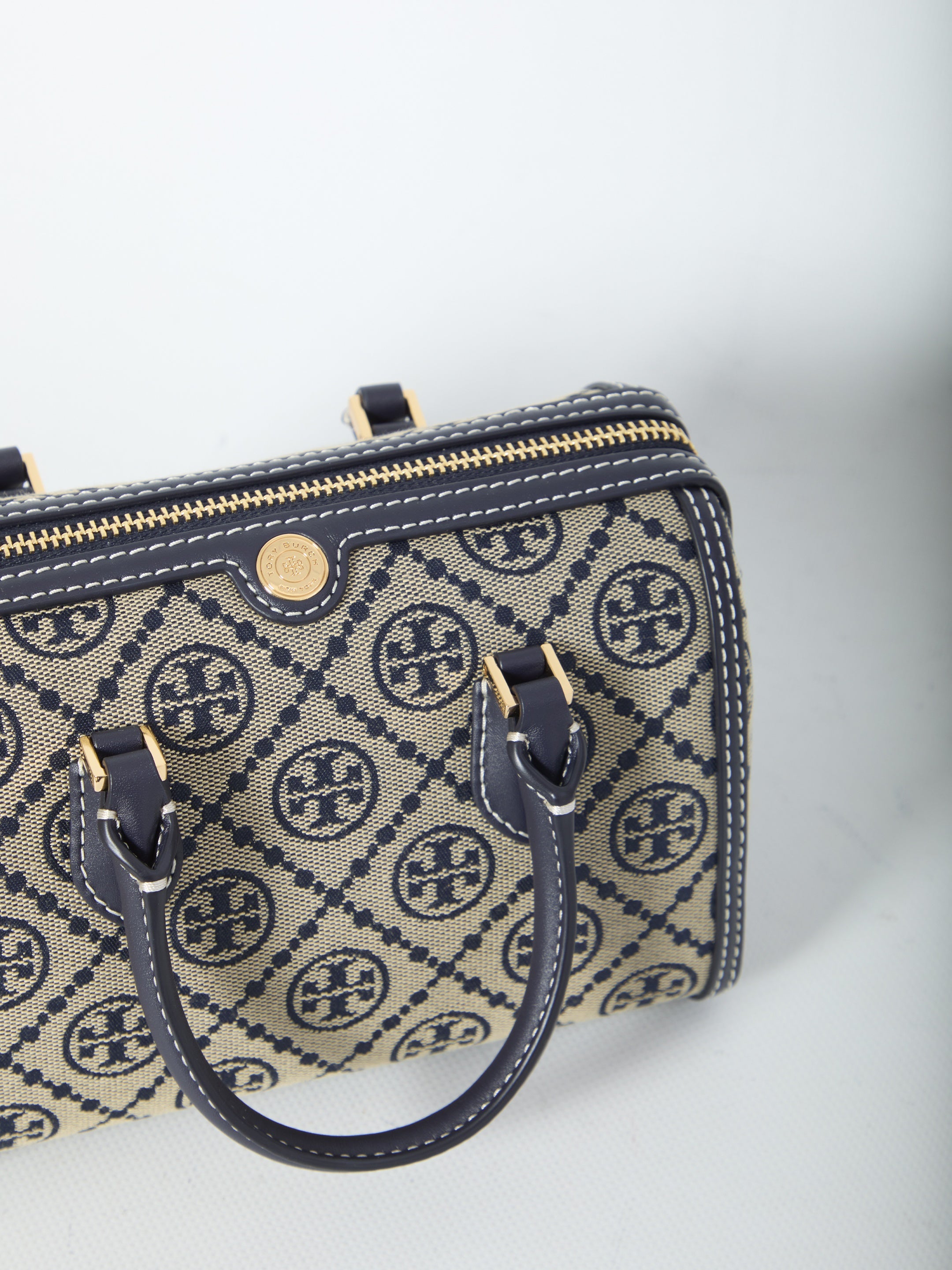 T Monogram Barrel bag mini