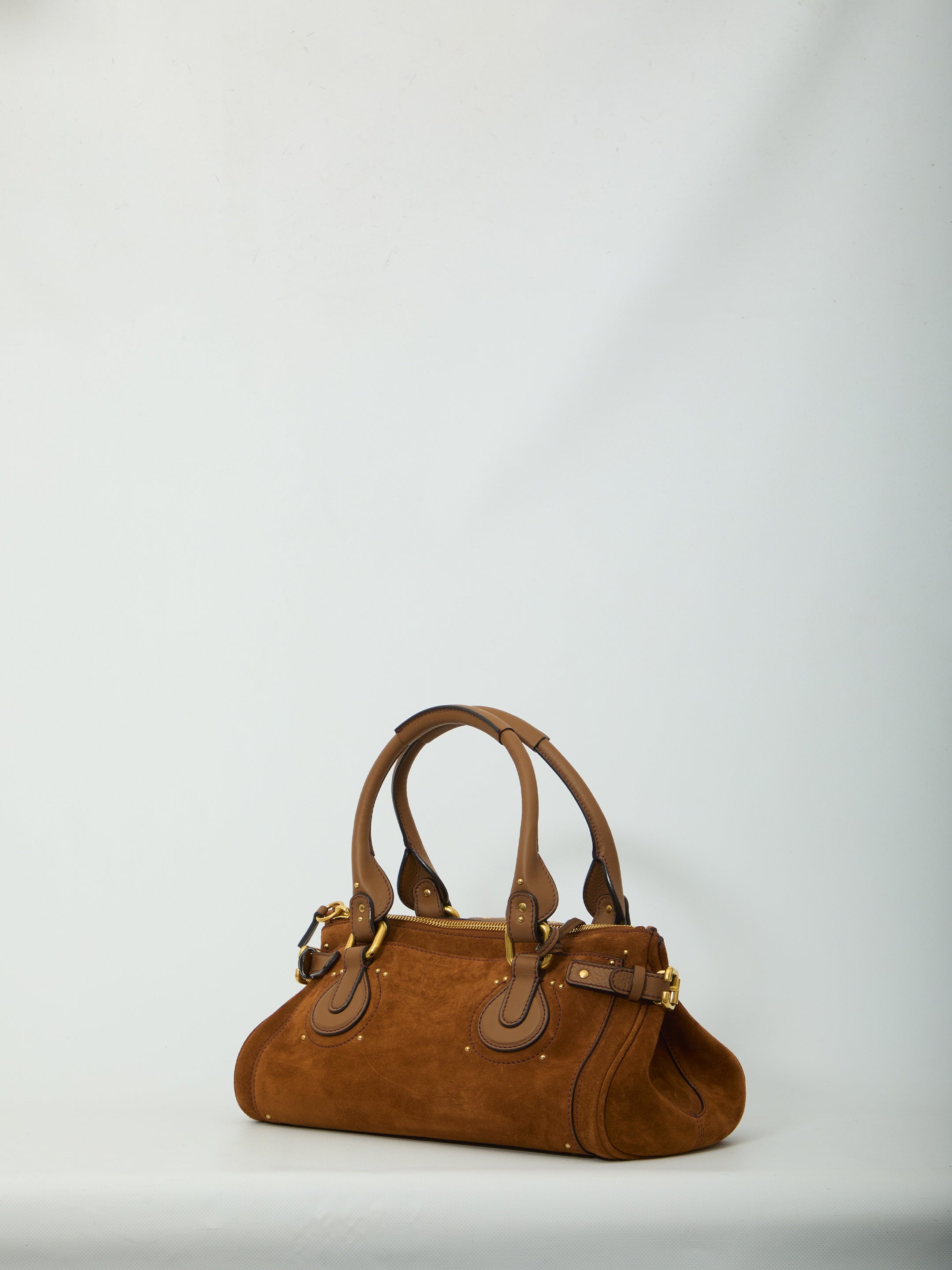 Paddington suede leather bag