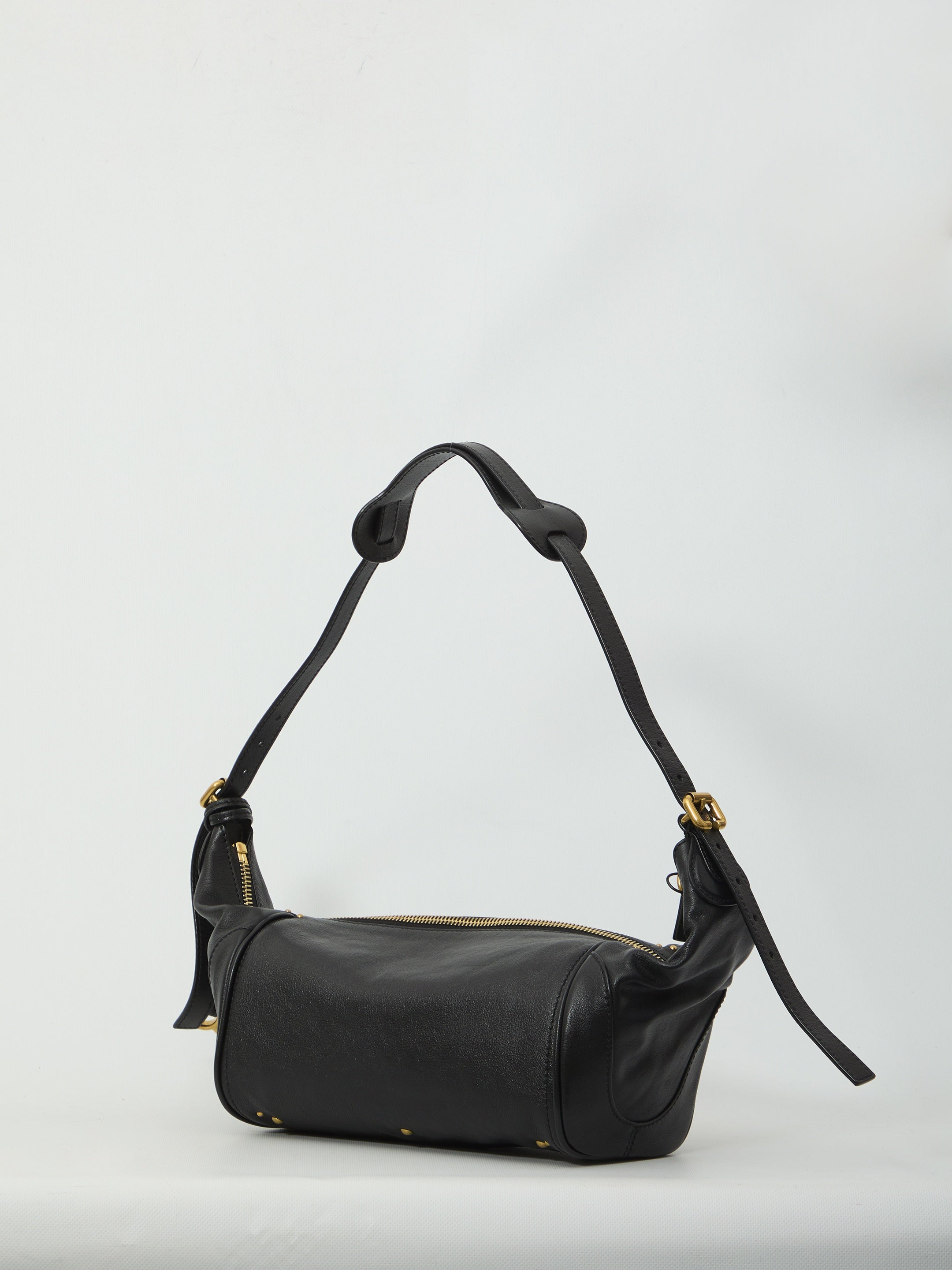 Grained leather Paddington crossbody bag