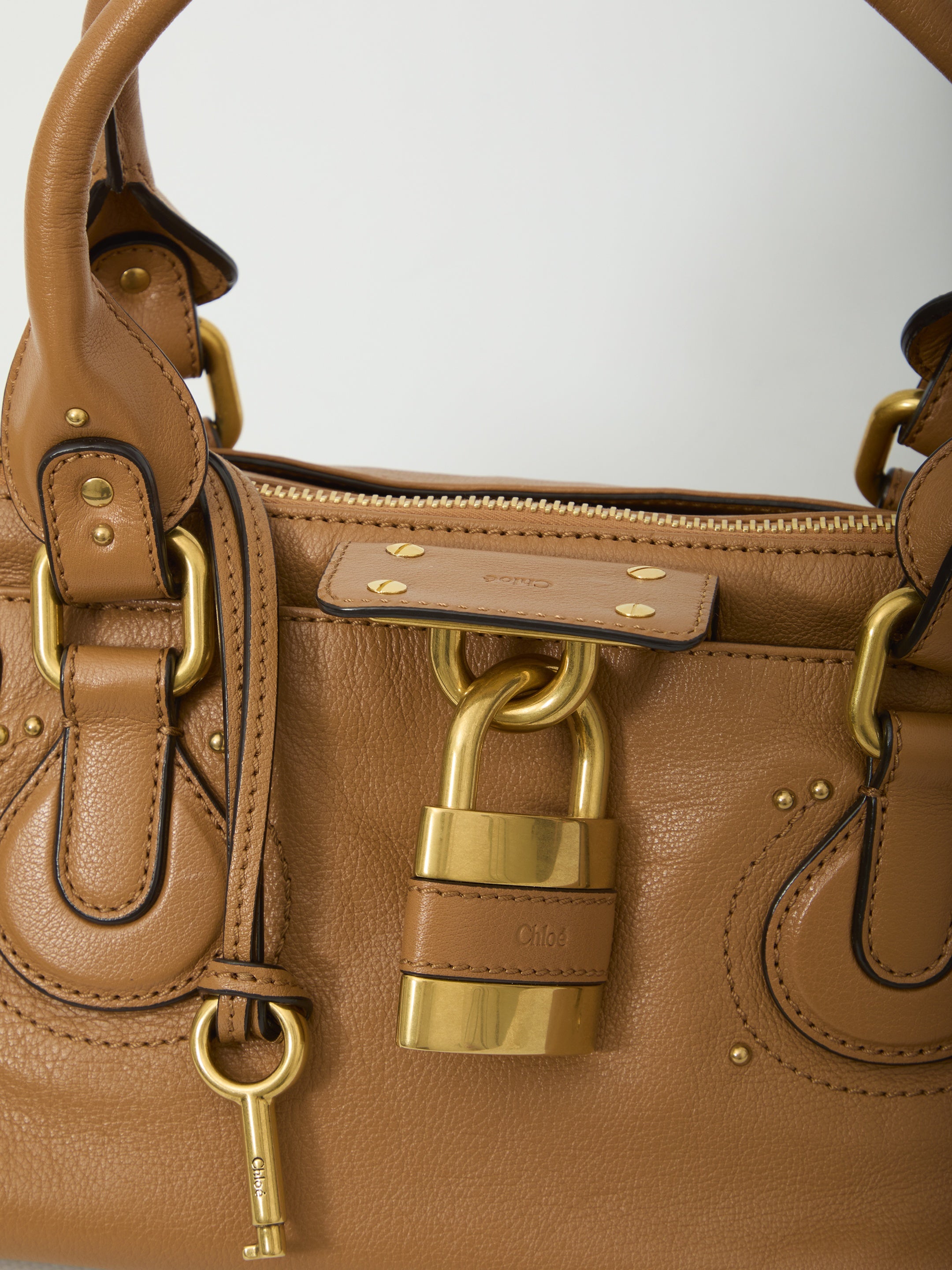Paddington grained leather bag