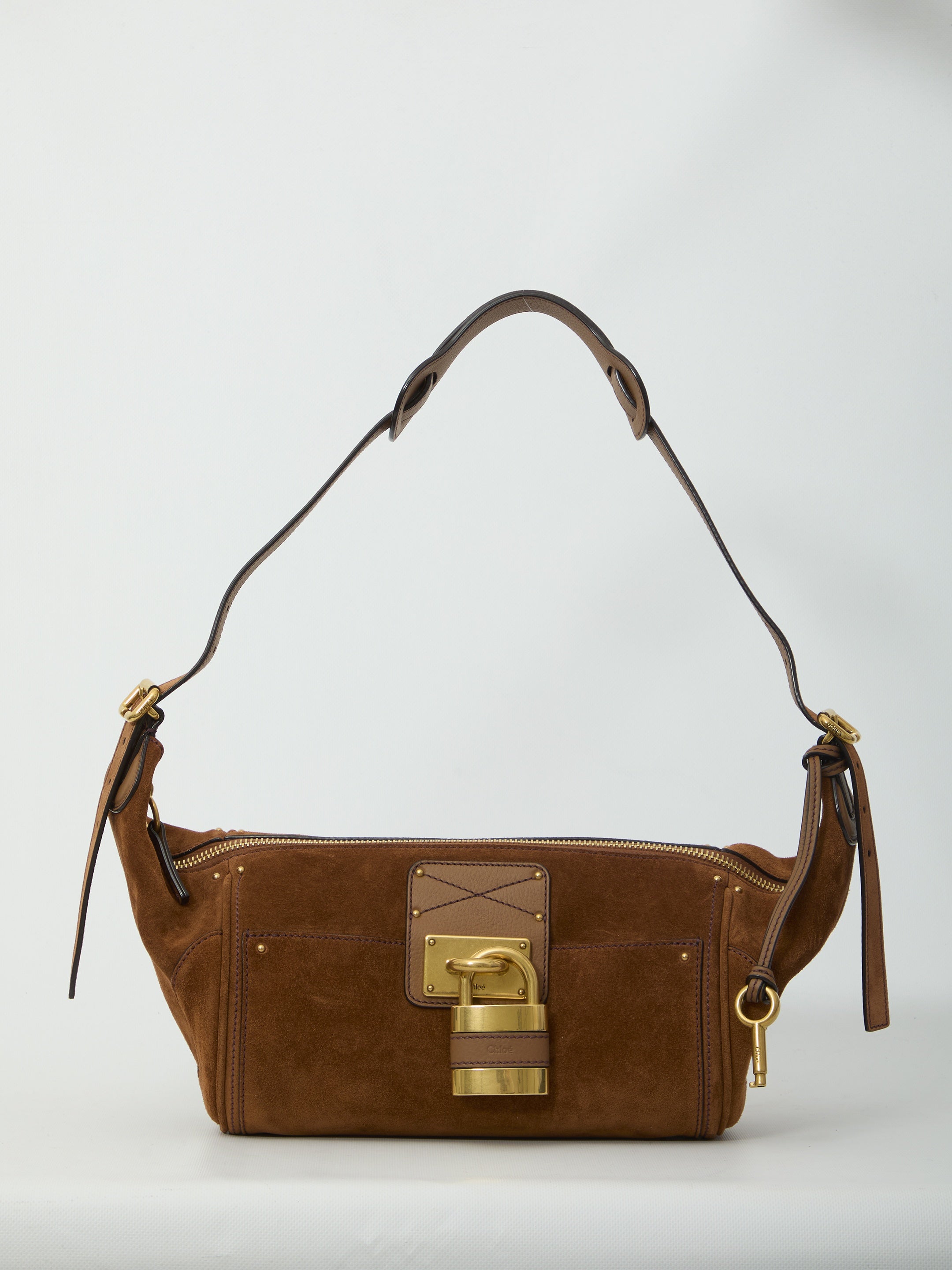 Paddington suede crossbody bag