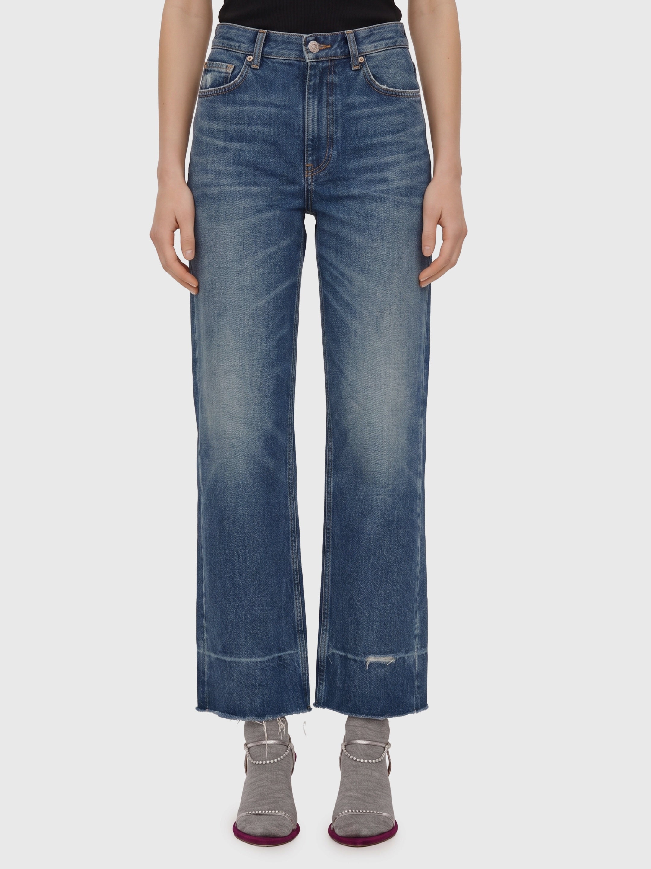 Bootcut denim jeans