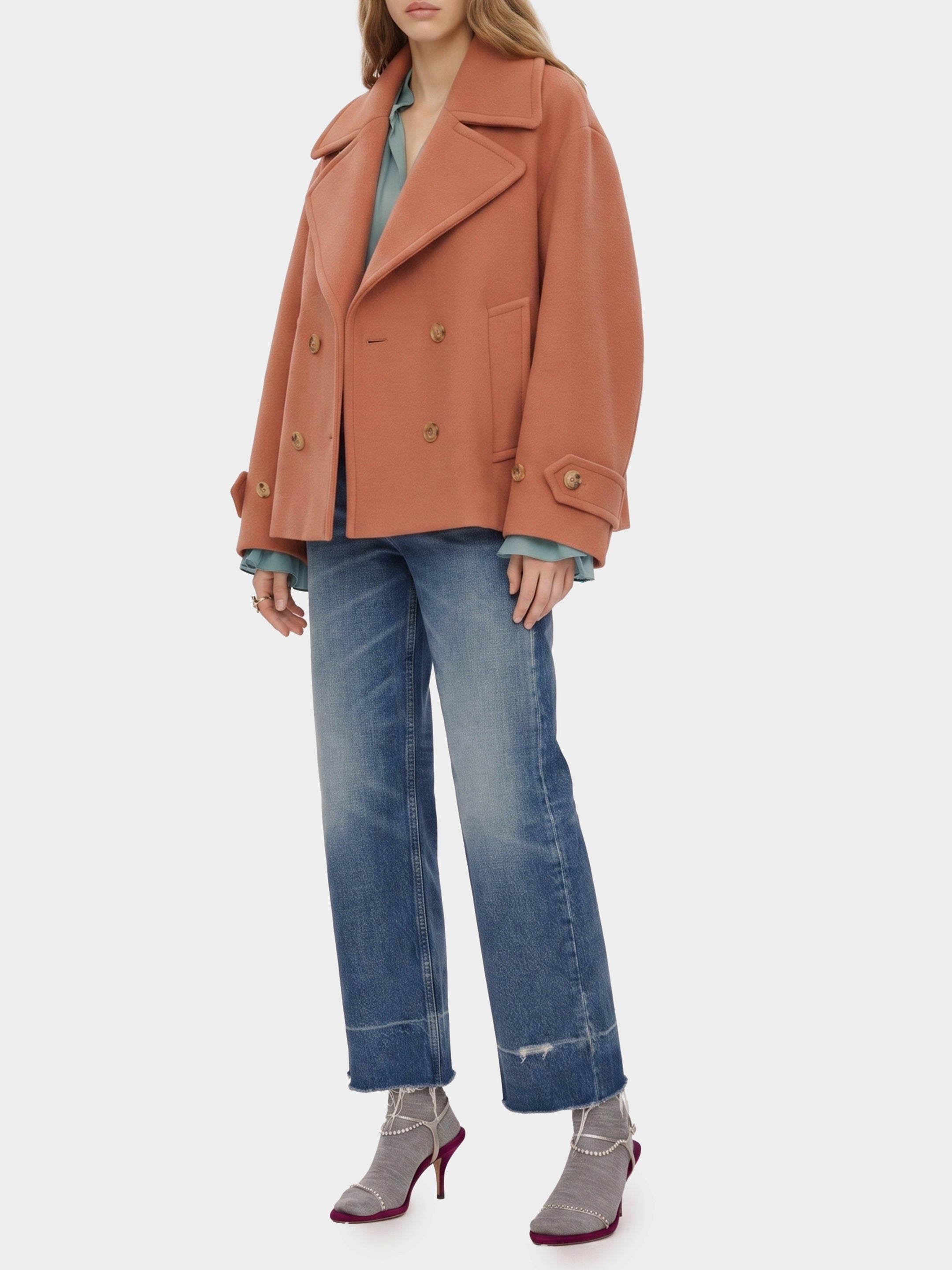 Bootcut denim jeans