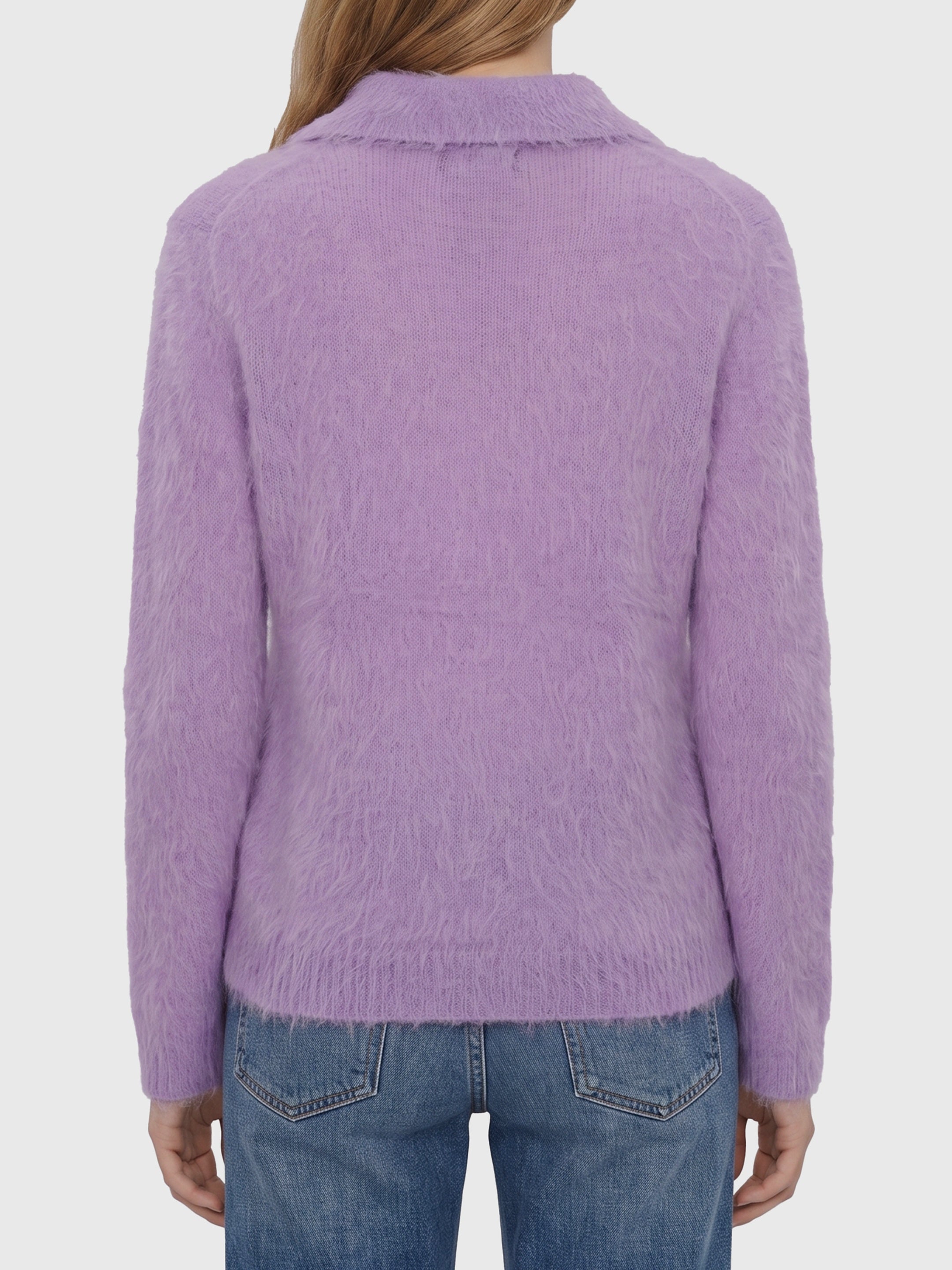 Dreamy Lavander polo-style pullover