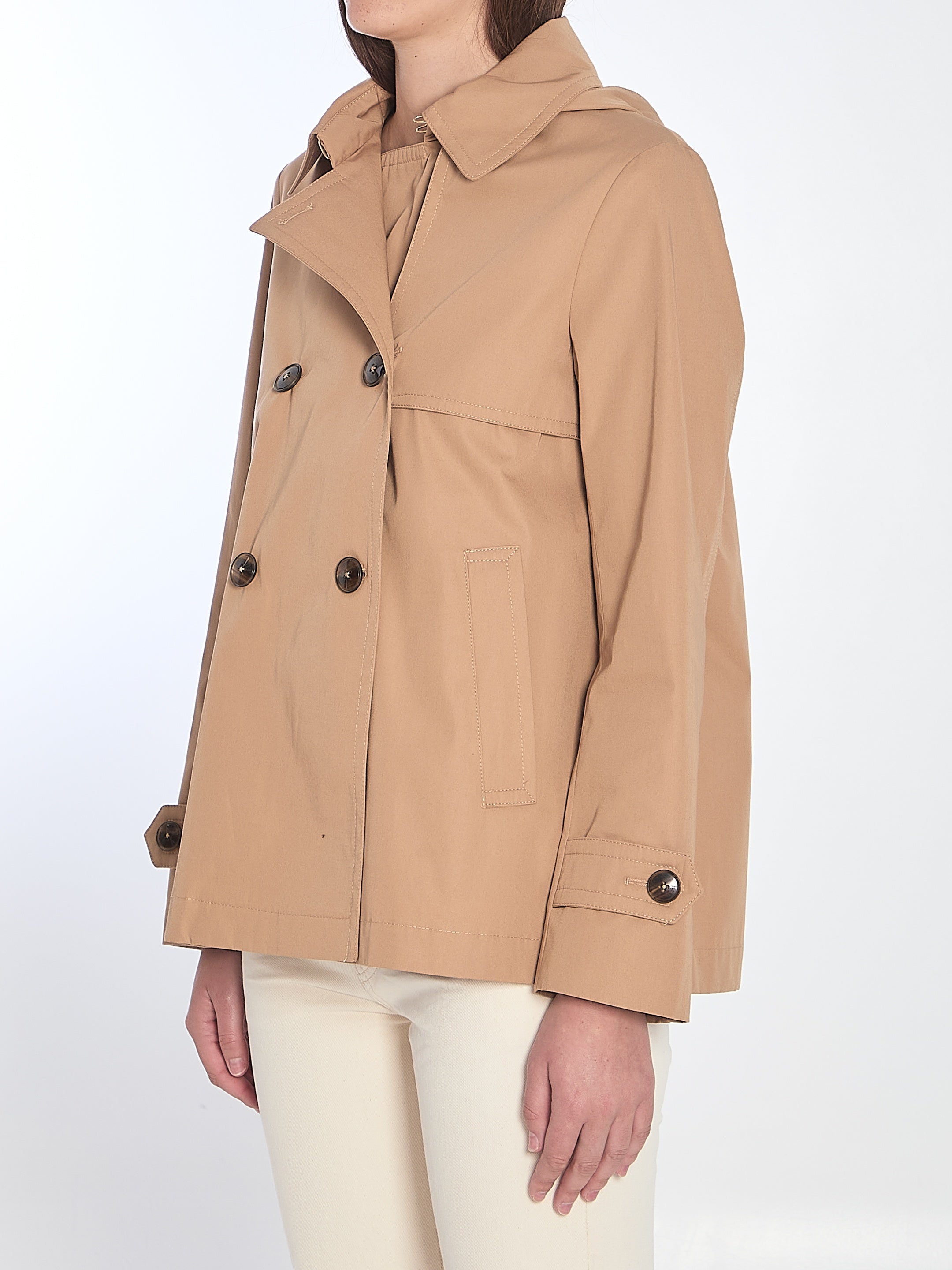 Short trench coat