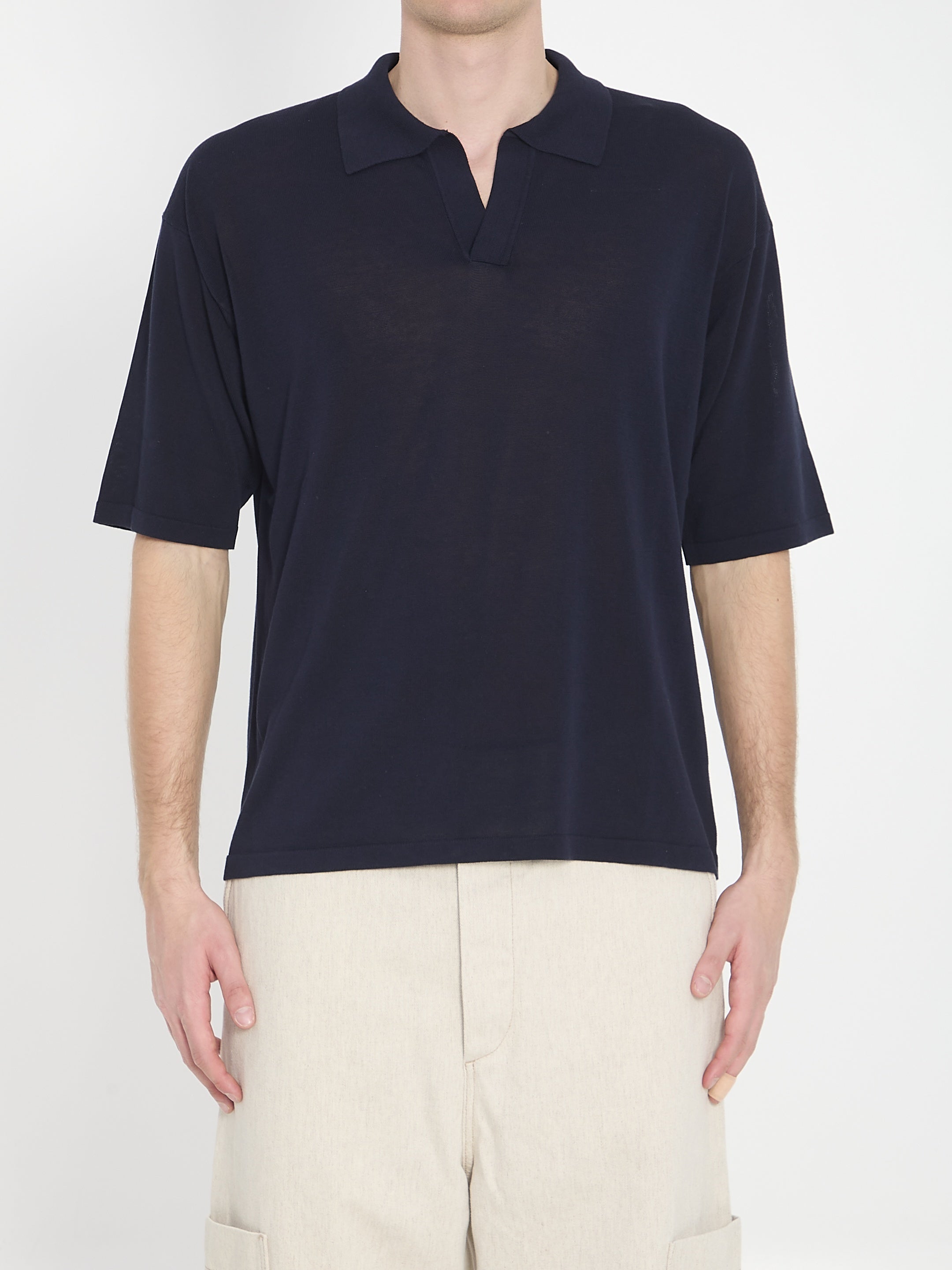 Cotton polo shirt