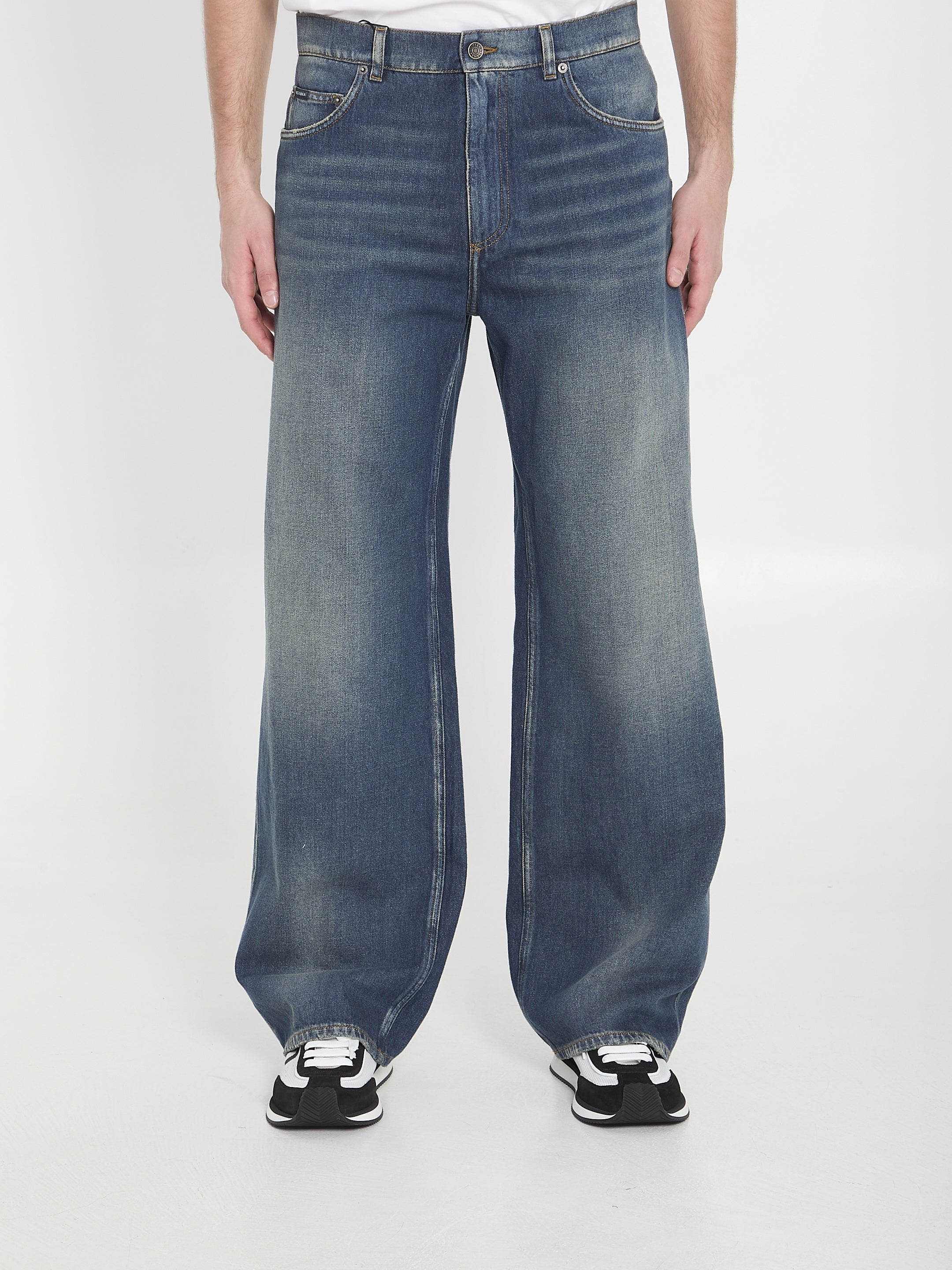 Cotton denim jeans