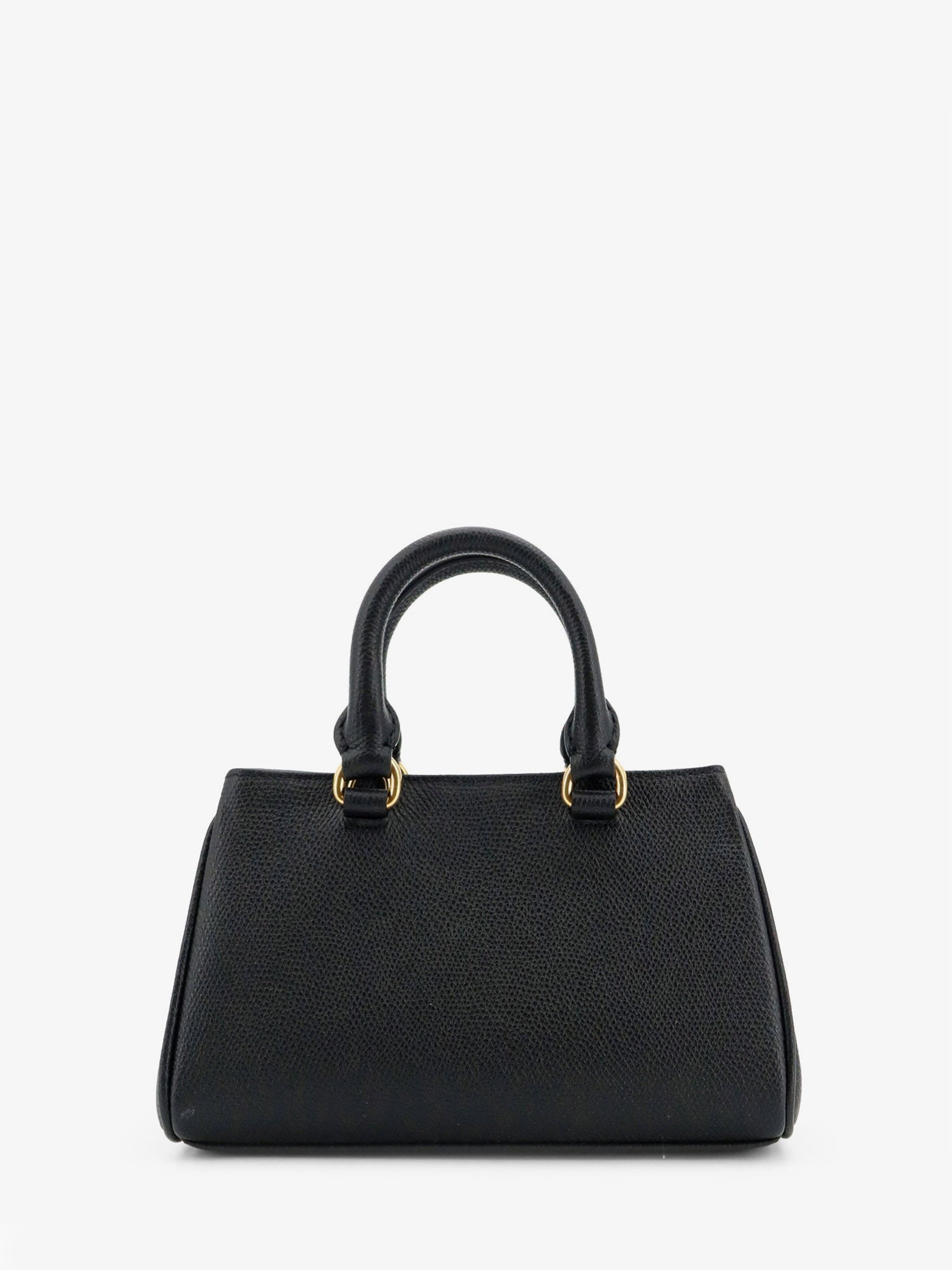 VLogo Signature mini bag in grainy calfskin