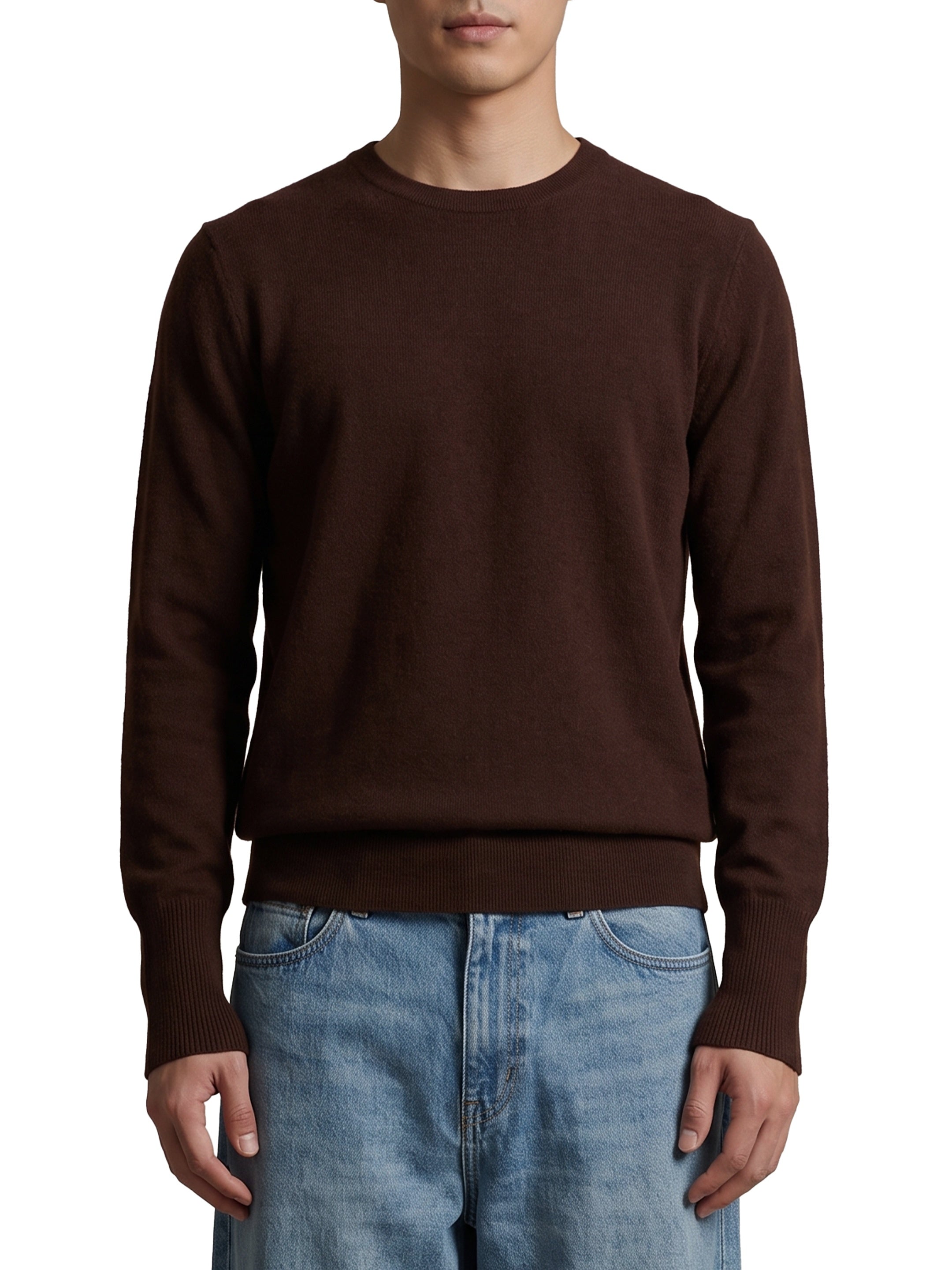 Tobacco crewneck pullover