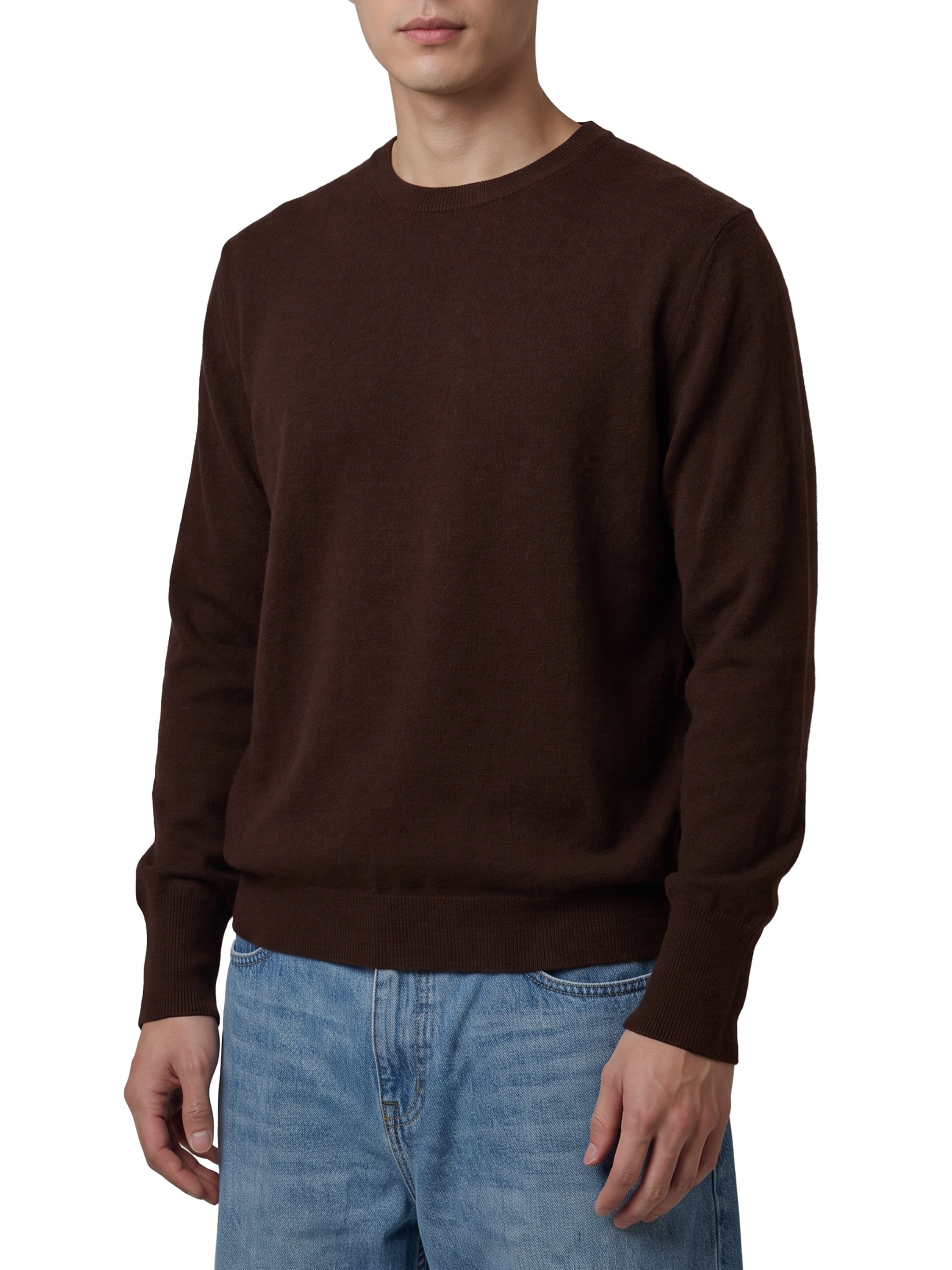 Tobacco crewneck pullover