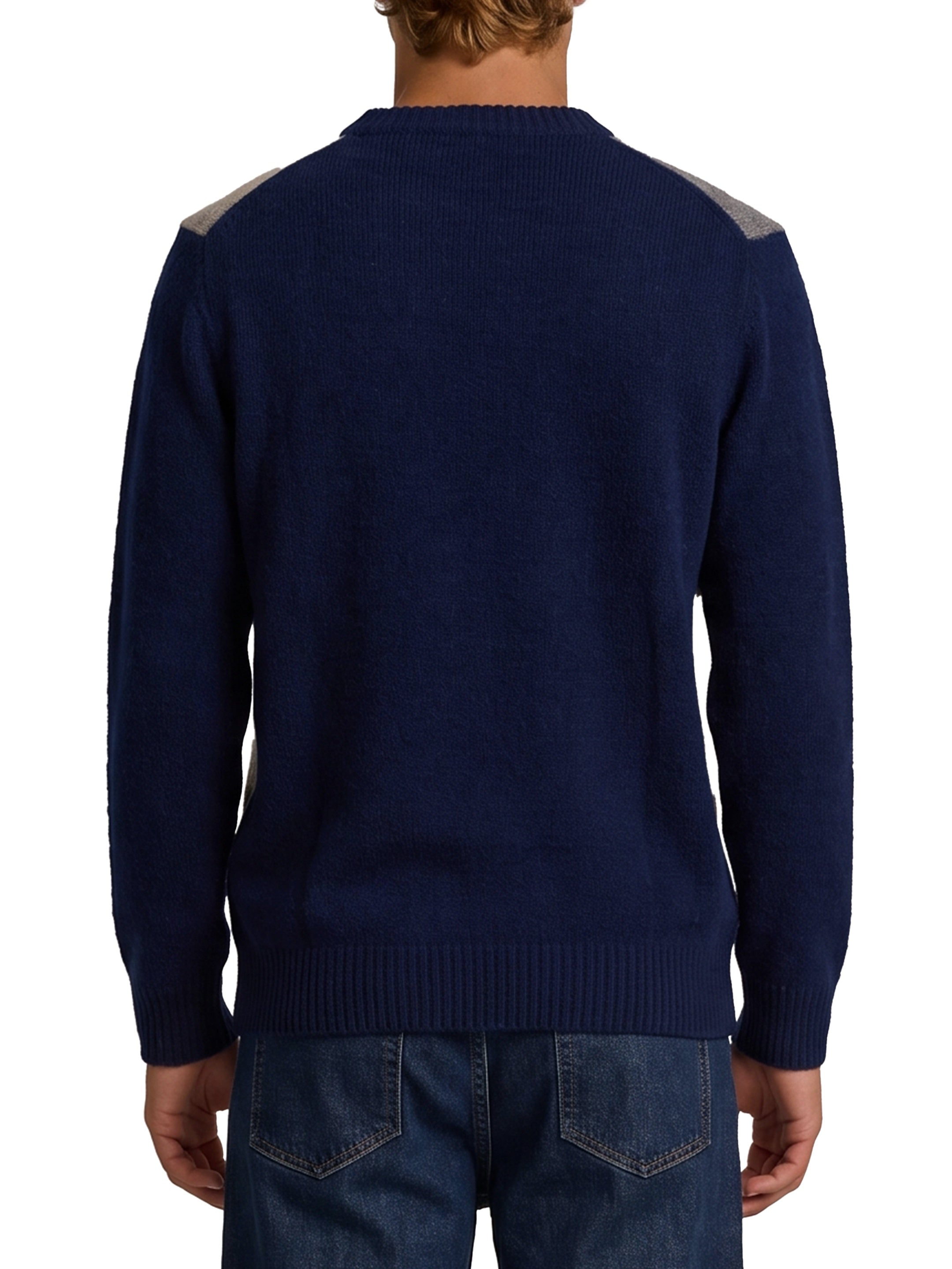 Blue crewneck sweater