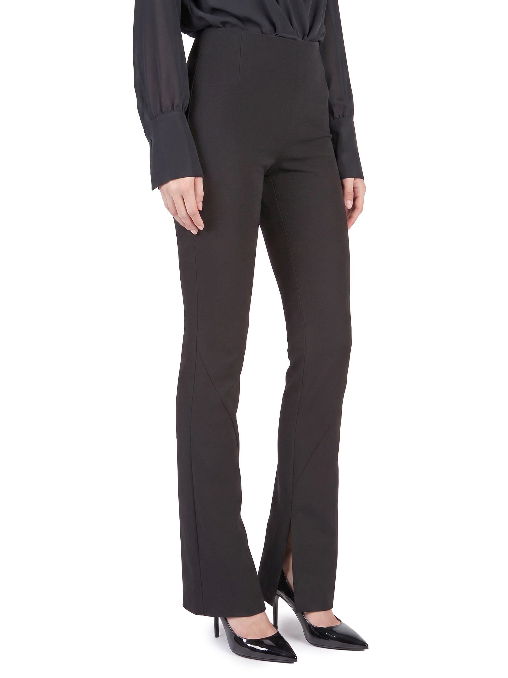 Cady trousers with slit