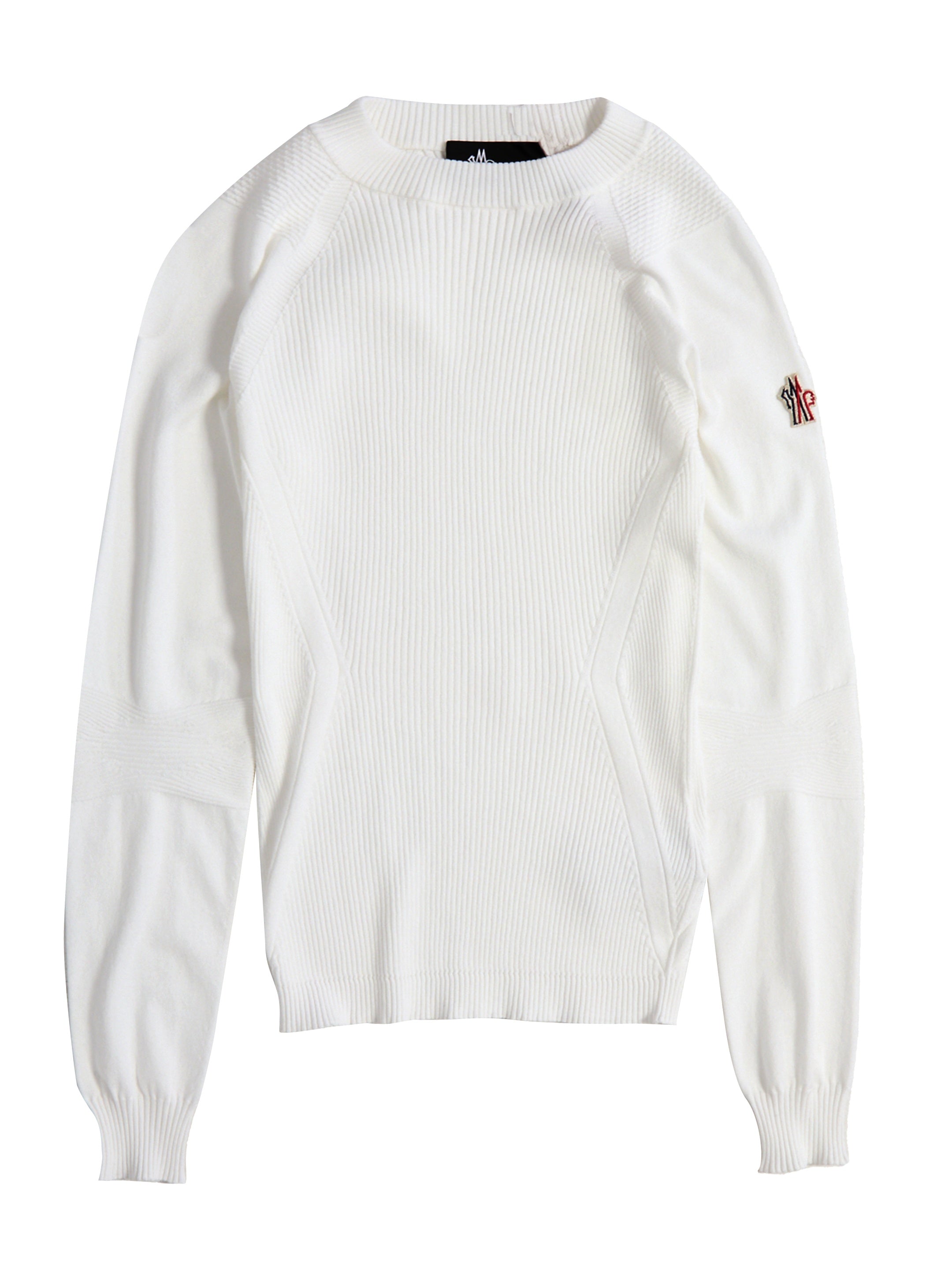 Knitted crew neck sweater