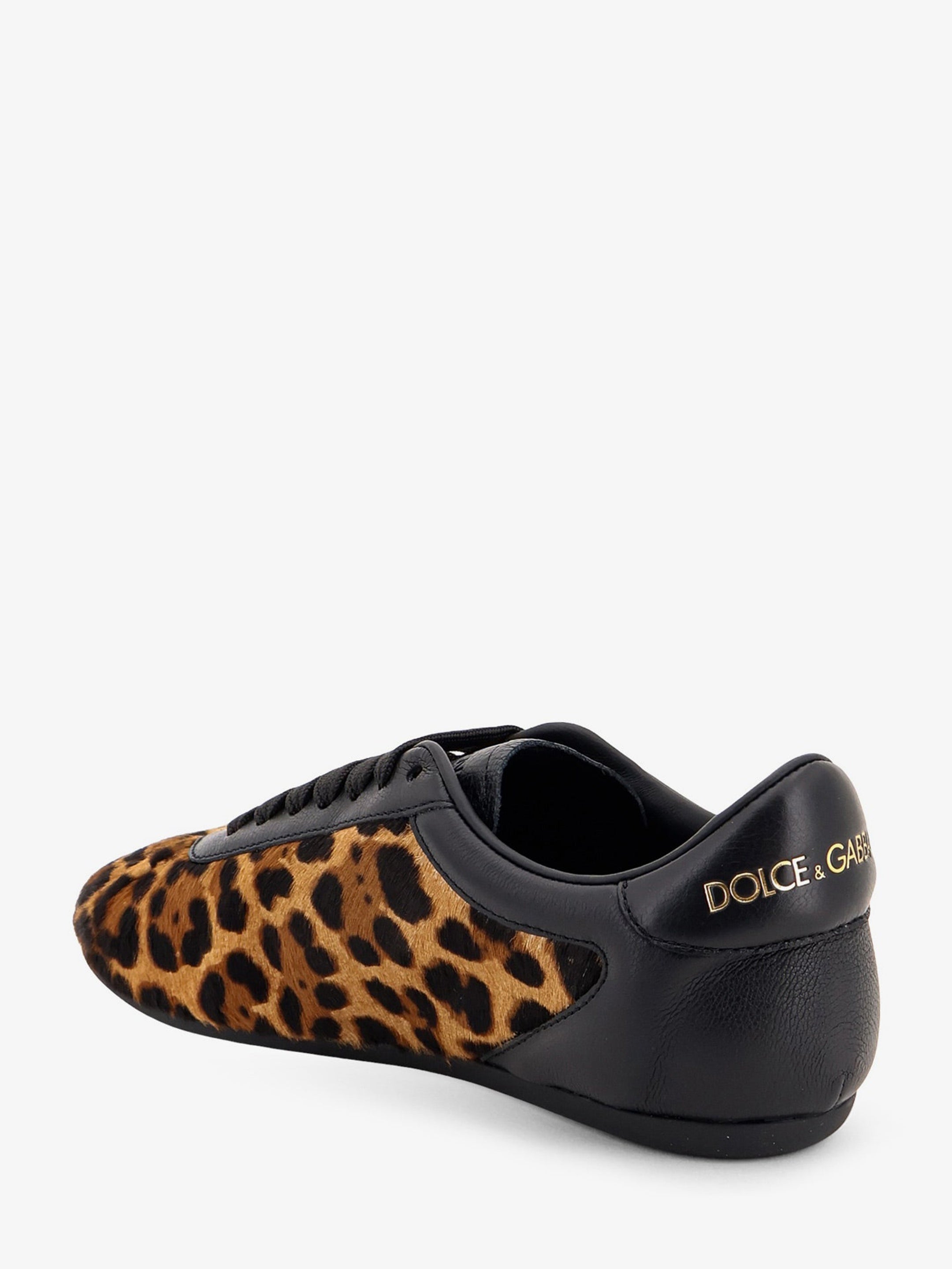 Sneakers Ballet in pony hair leopard print