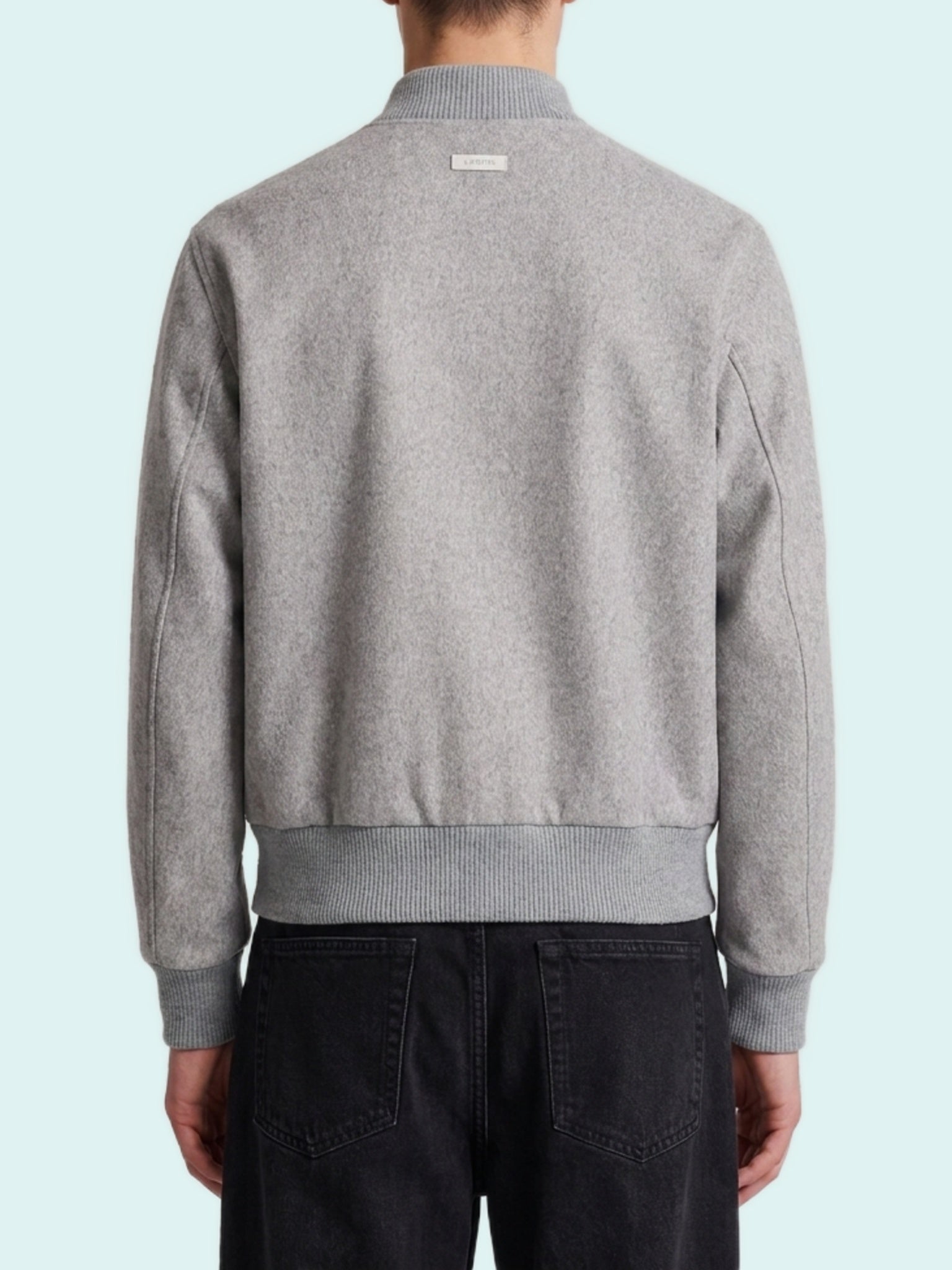 Light grey Teor bomber jacket