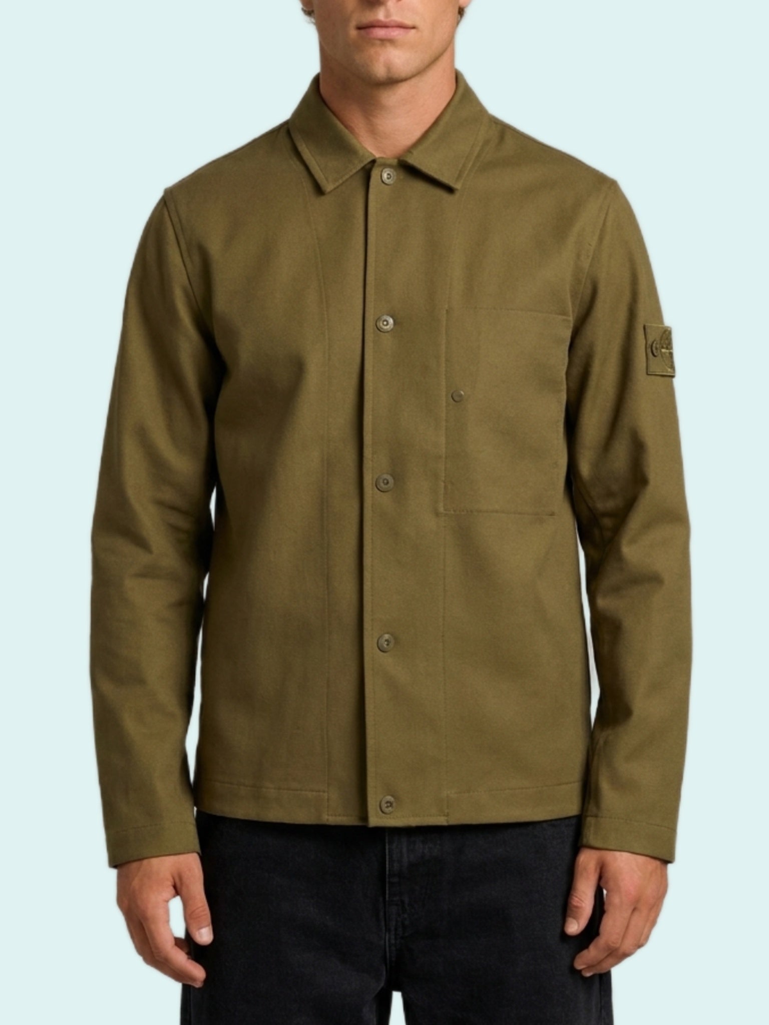 Military green Ghost overshirt