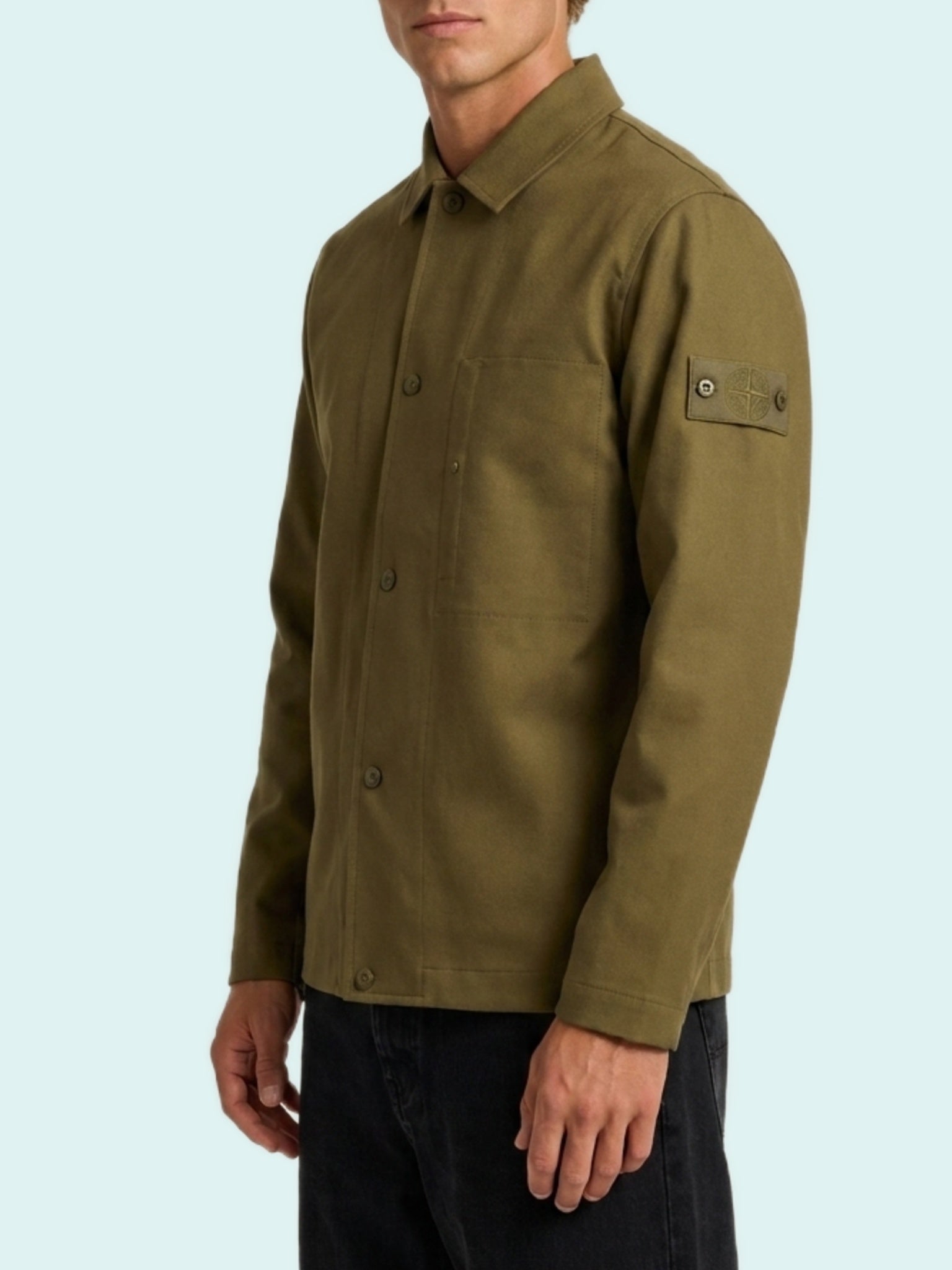 Military green Ghost overshirt