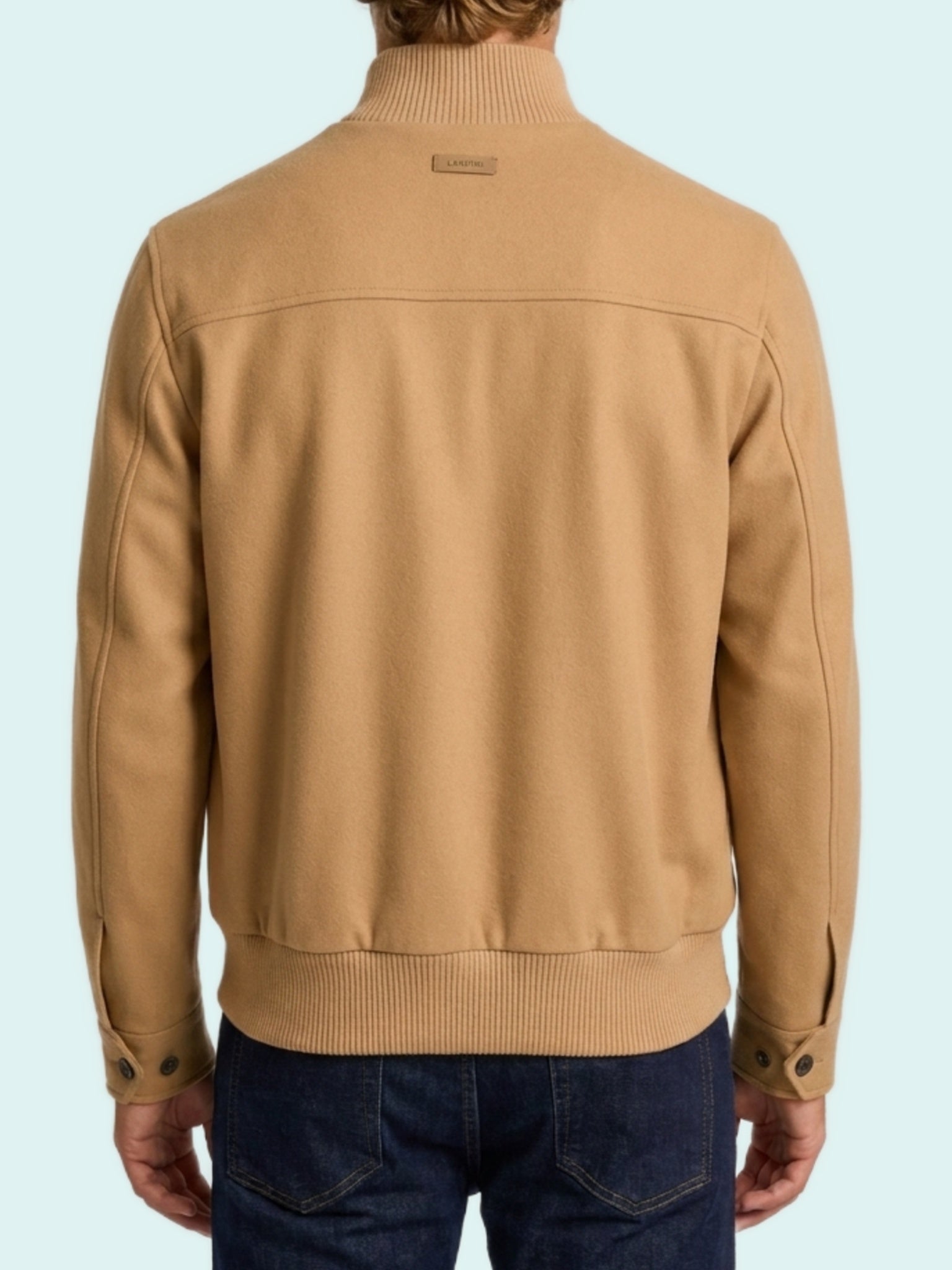 Camel Sponge bomber jacket