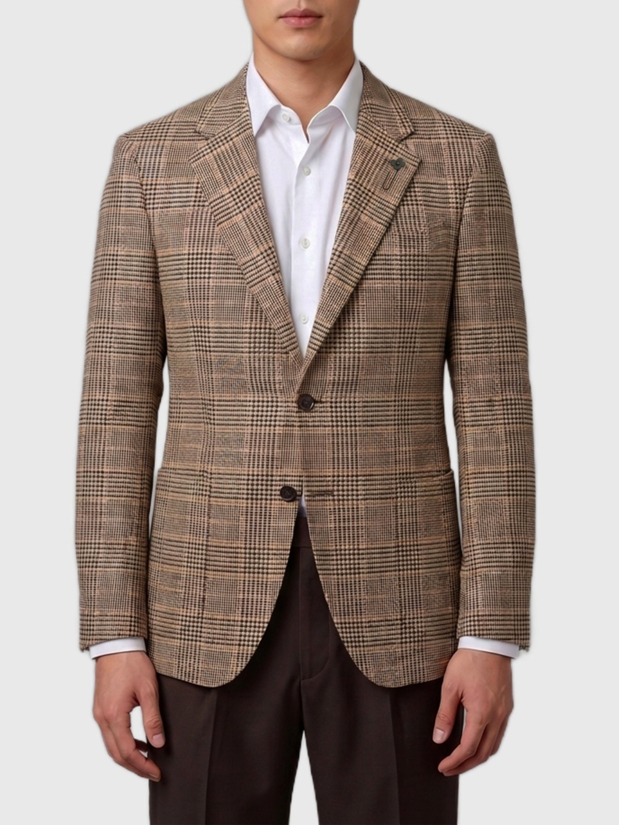 Feeling single-breasted jacket