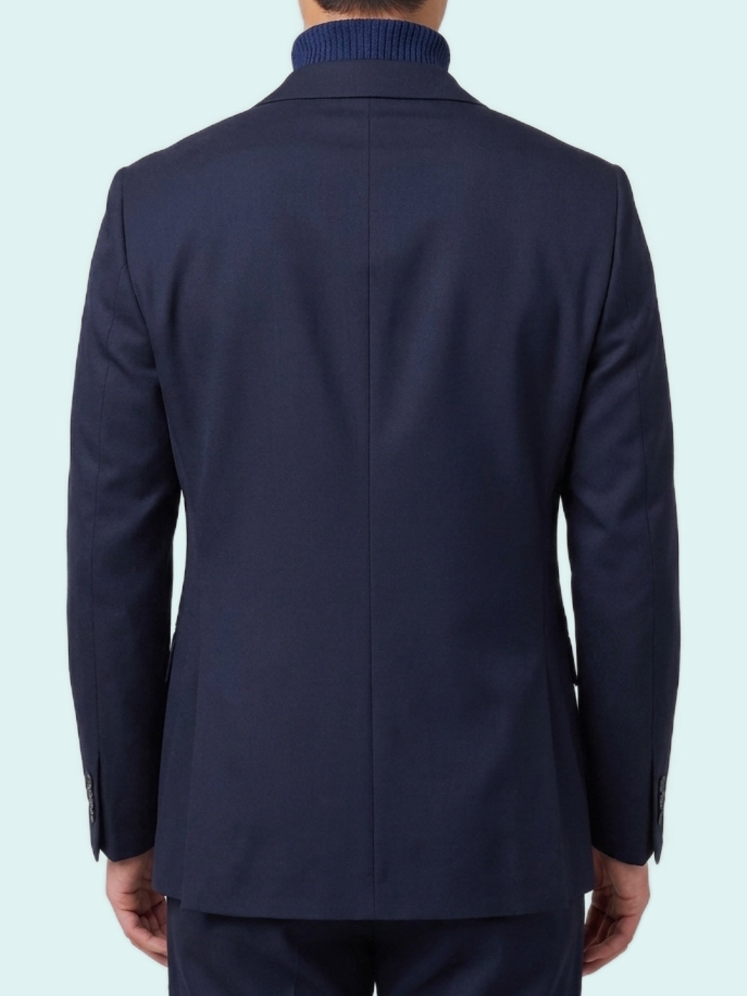 Dark blue Feeling double-breasted jacket