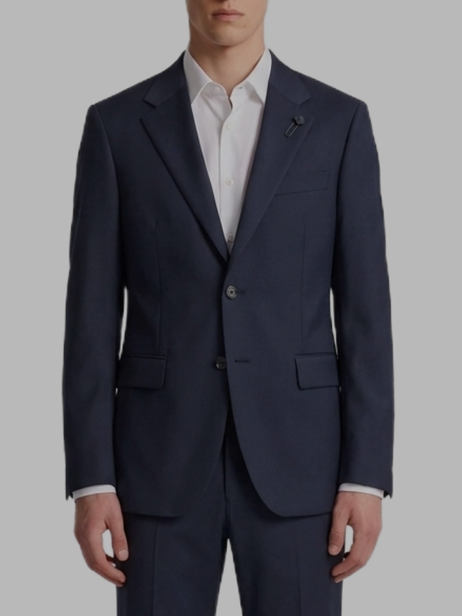 Dark blue Feeling single-breasted suit