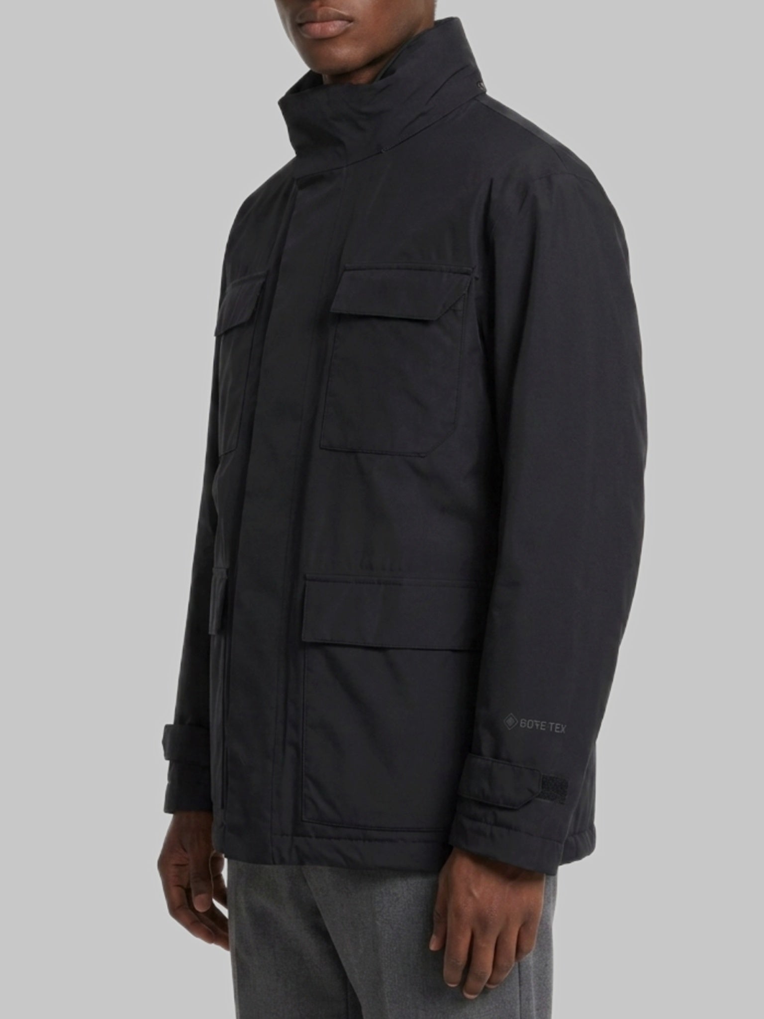 Black technical jacket