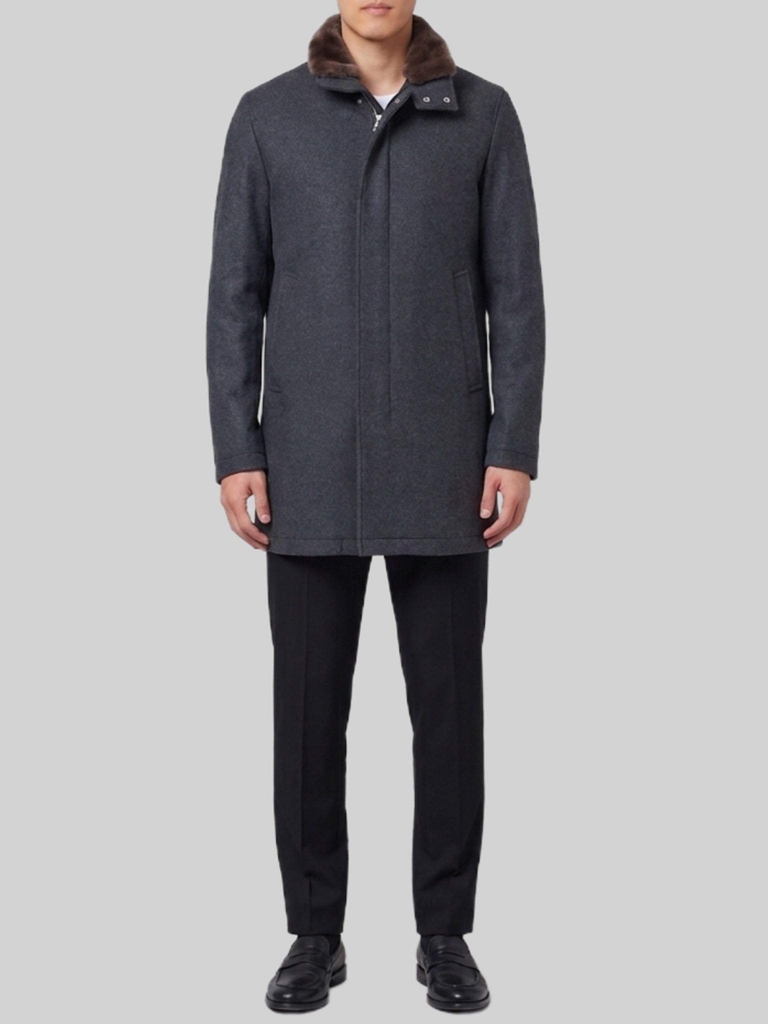 Anthracite gray coat