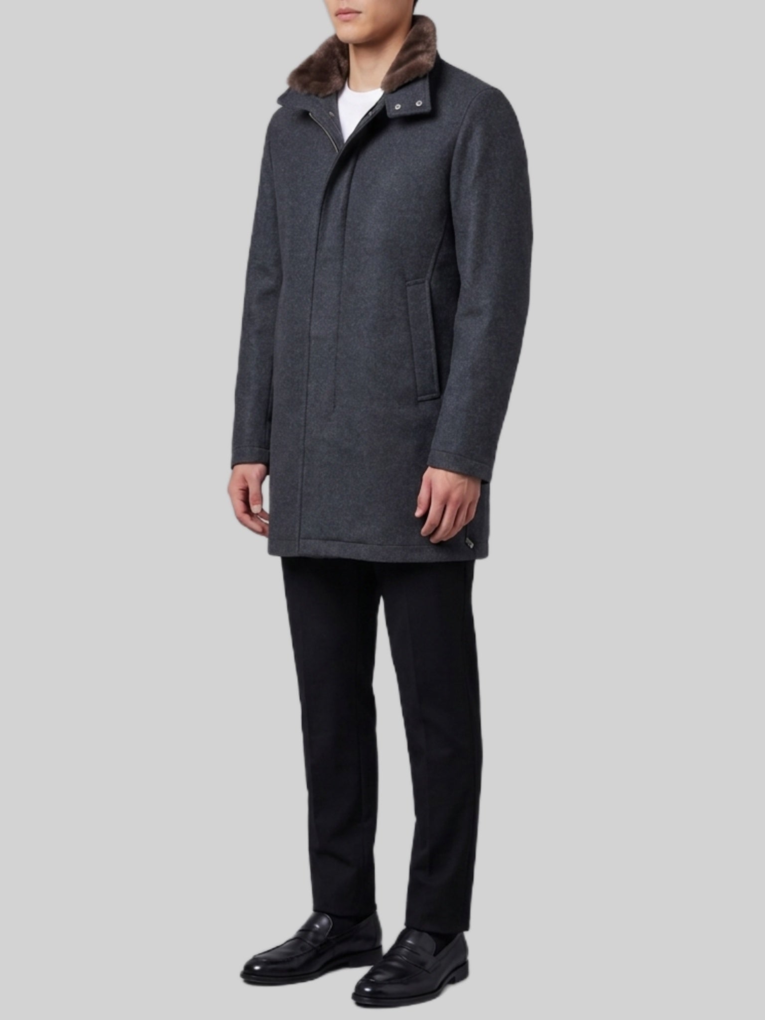 Anthracite gray coat