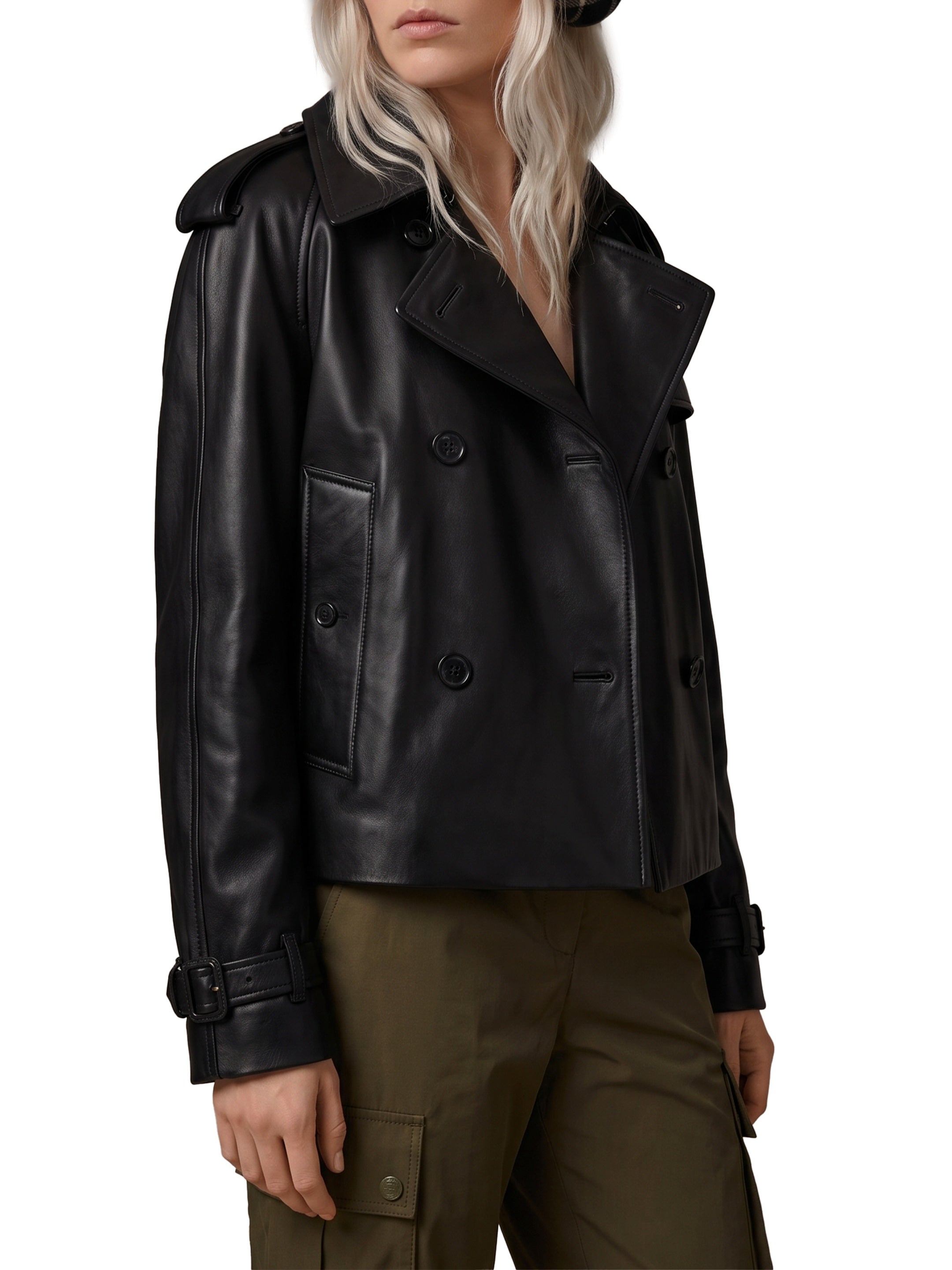 Mayfair short trench coat