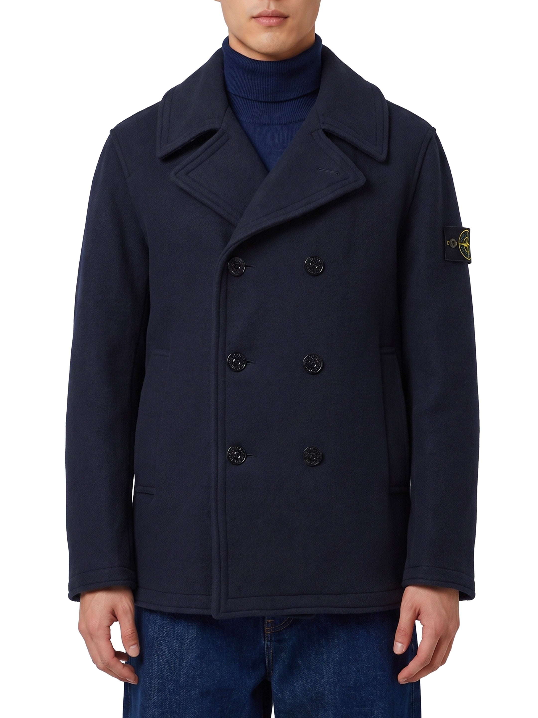 Short Heavy Melton coat