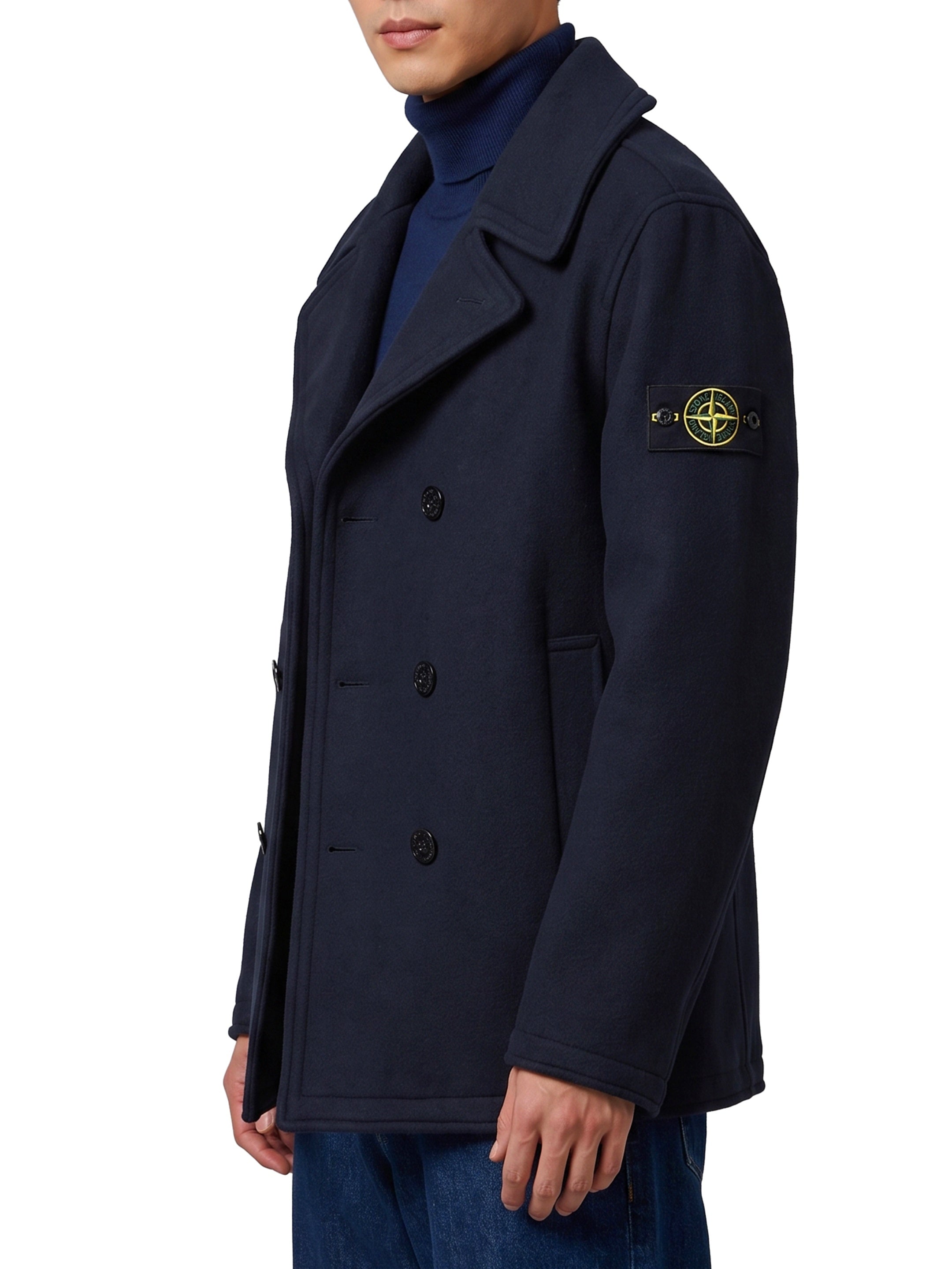 Short Heavy Melton coat