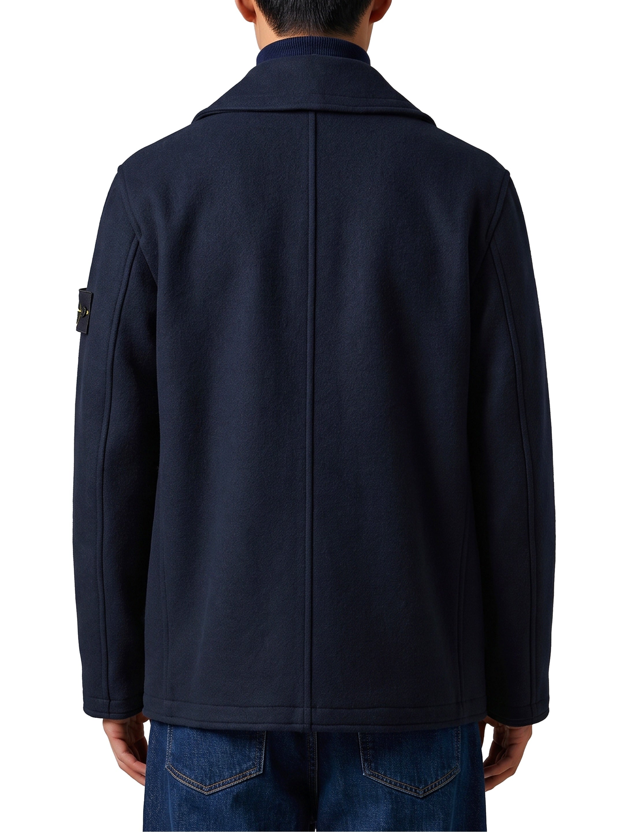Short Heavy Melton coat