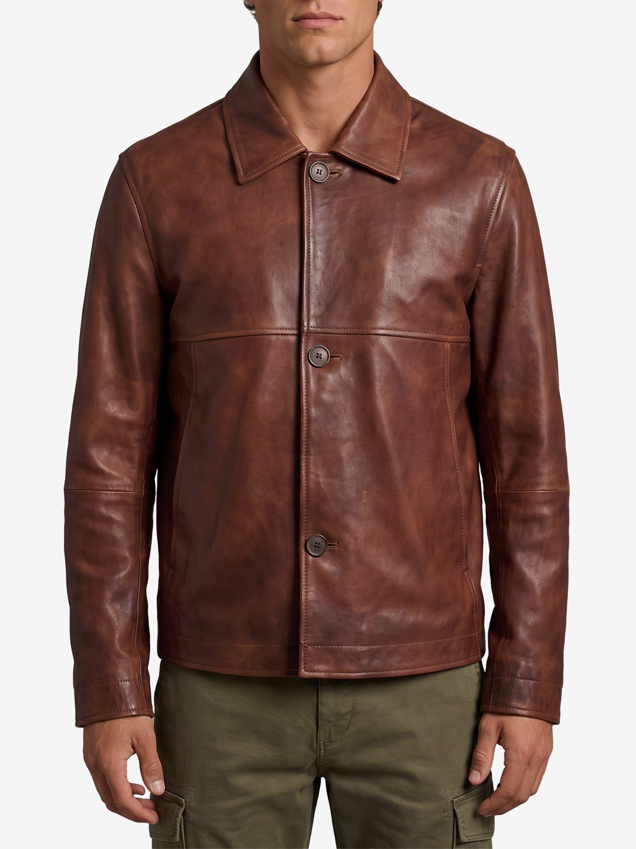 Steep leather jacket