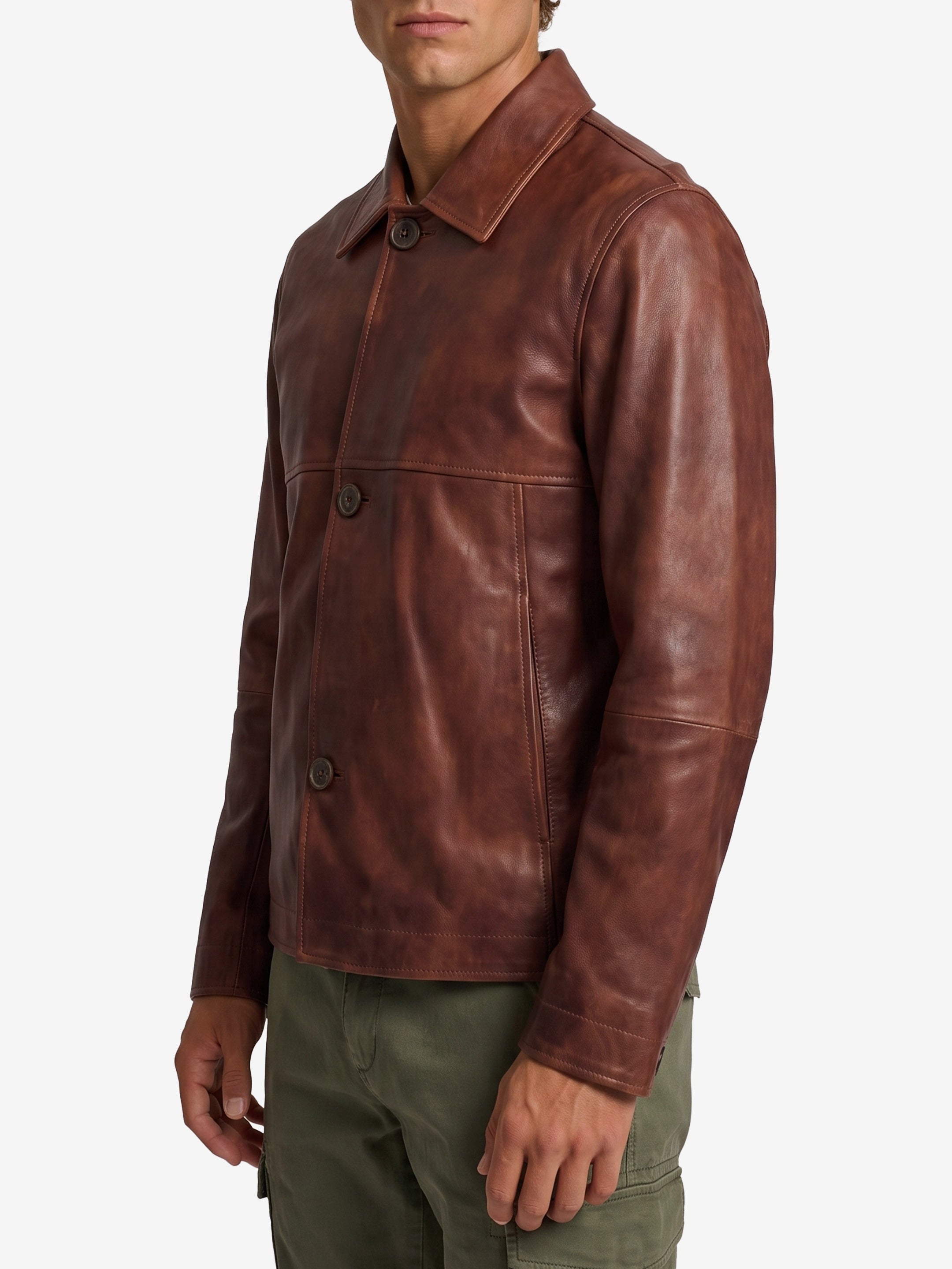 Steep leather jacket