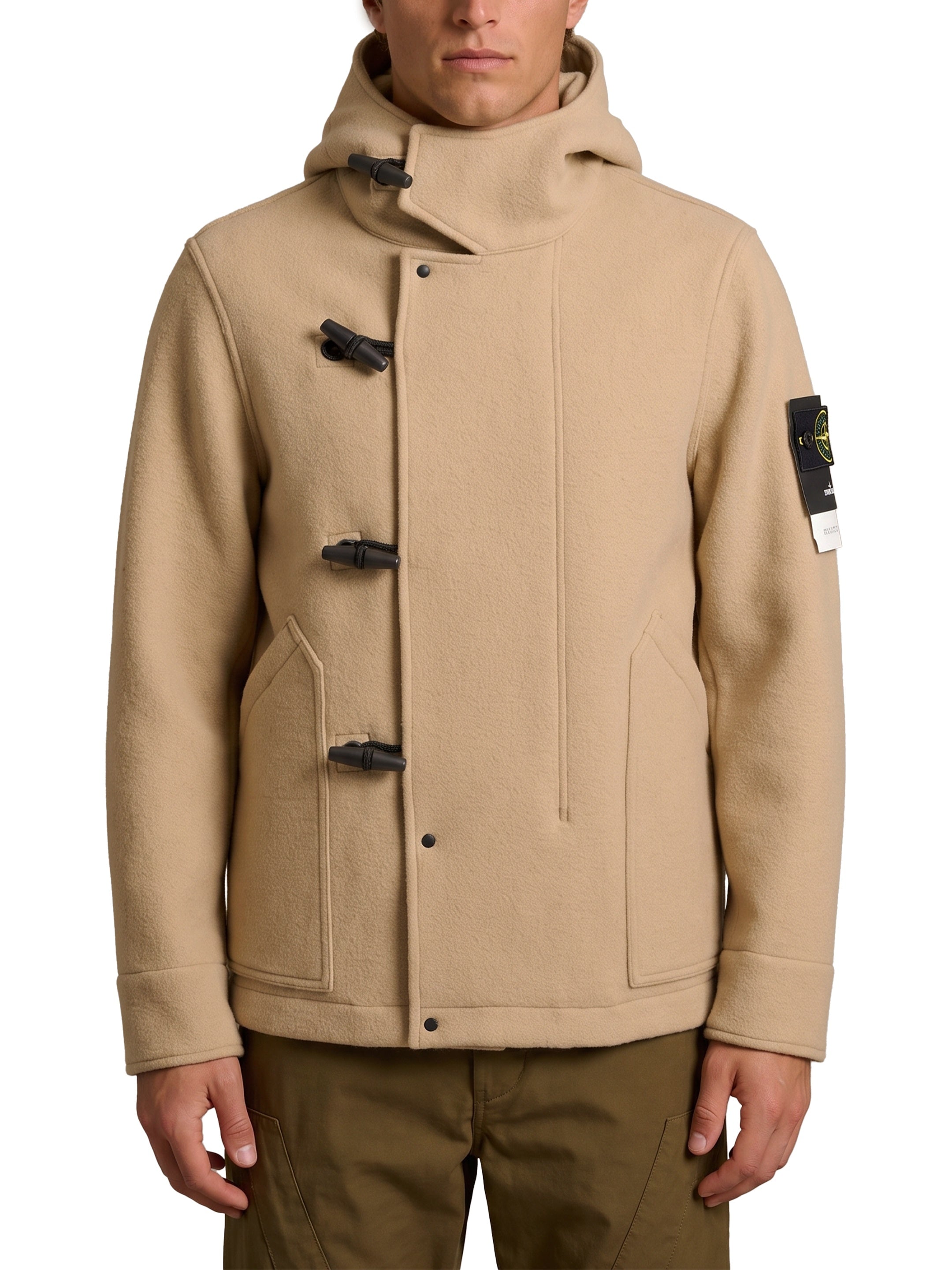 Short Heavy Melton coat