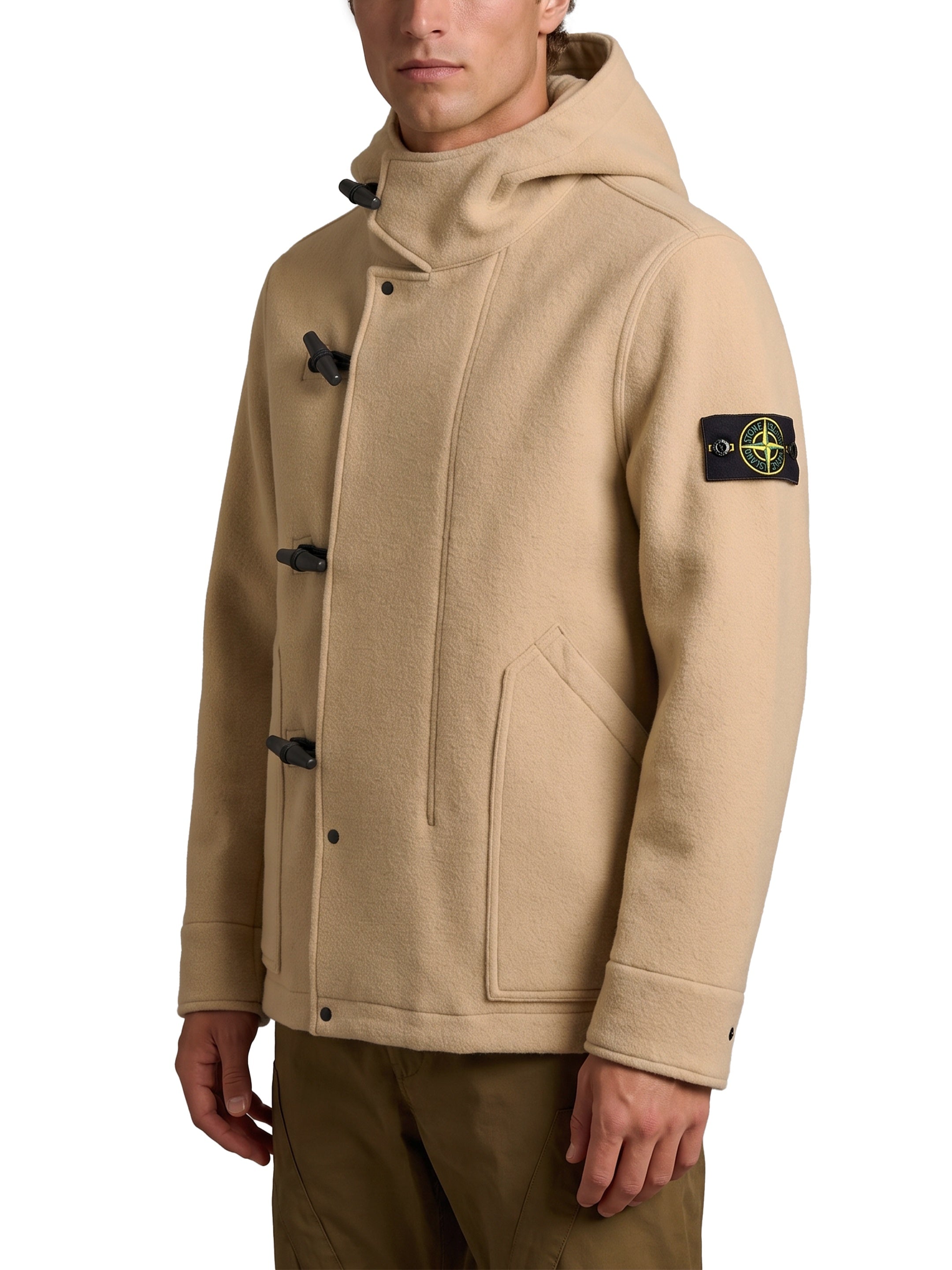Short Heavy Melton coat