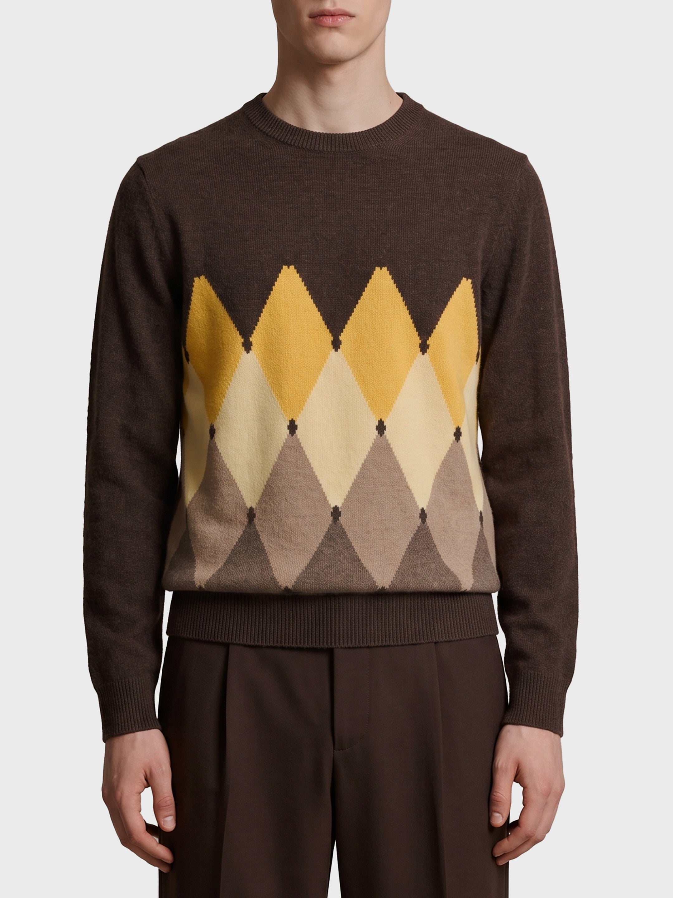 Cashmere crewneck Diamond sweater