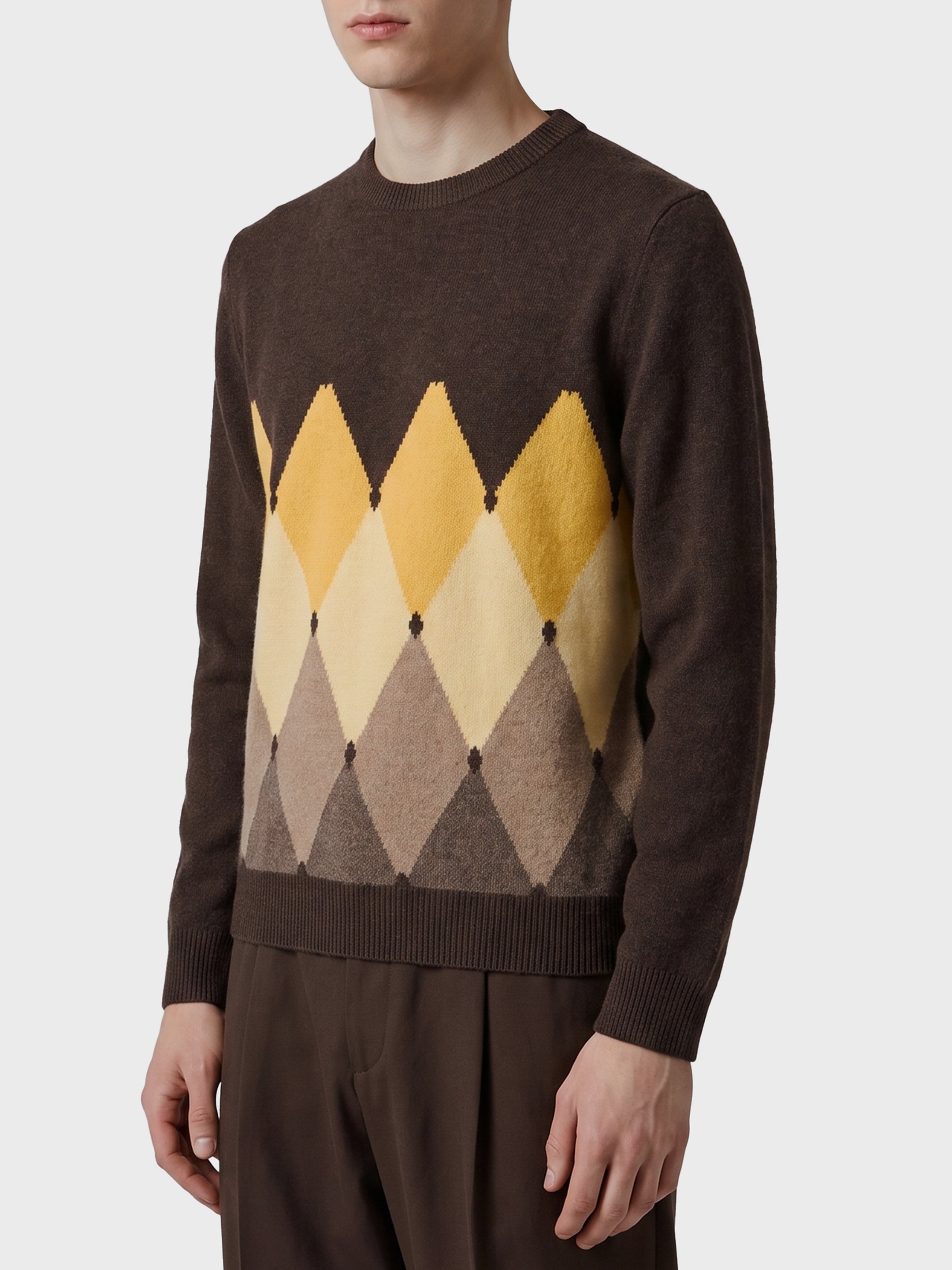 Cashmere crewneck Diamond sweater