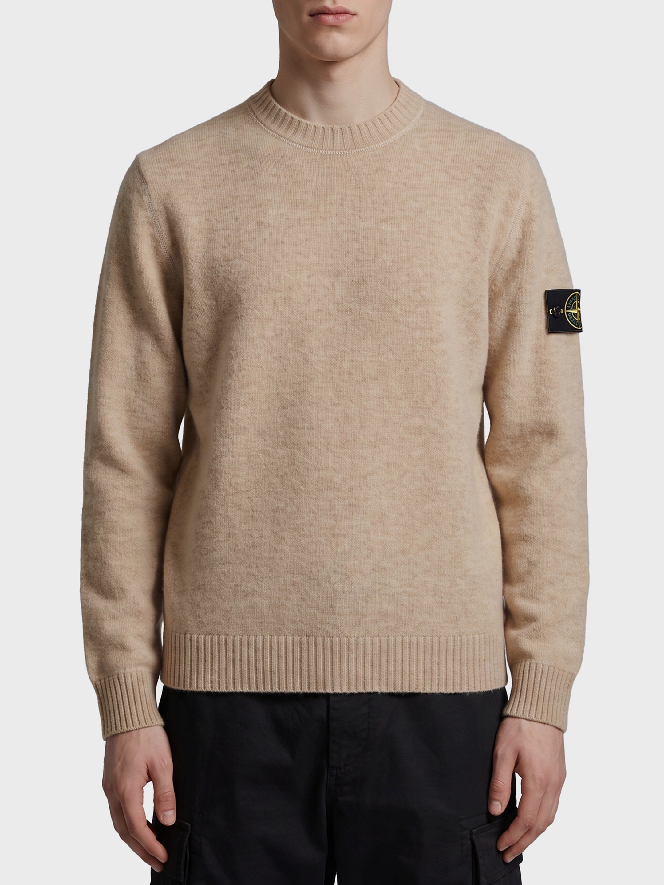 Beige crewneck sweater
