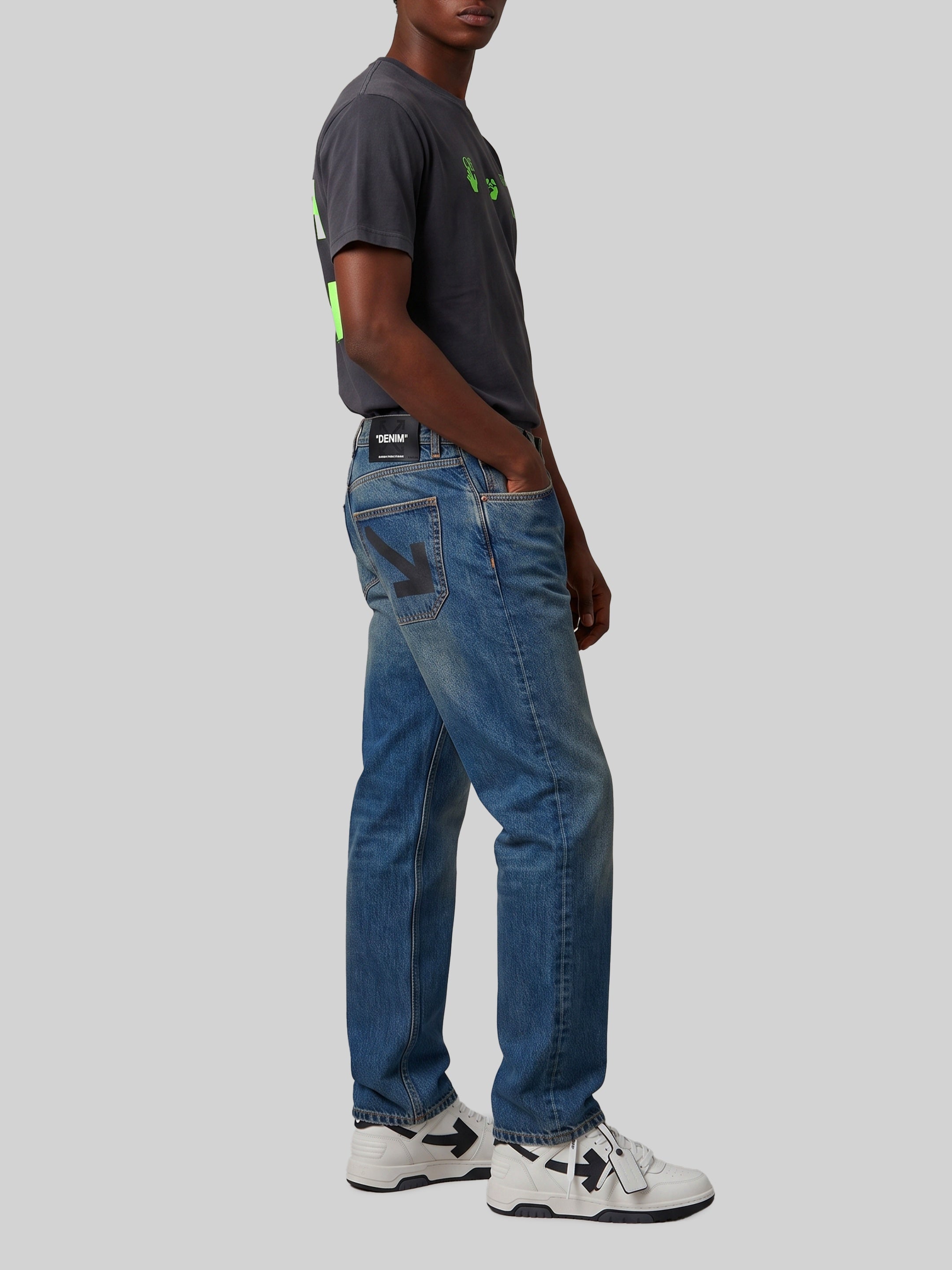 Slim relax Half Harrow jeans