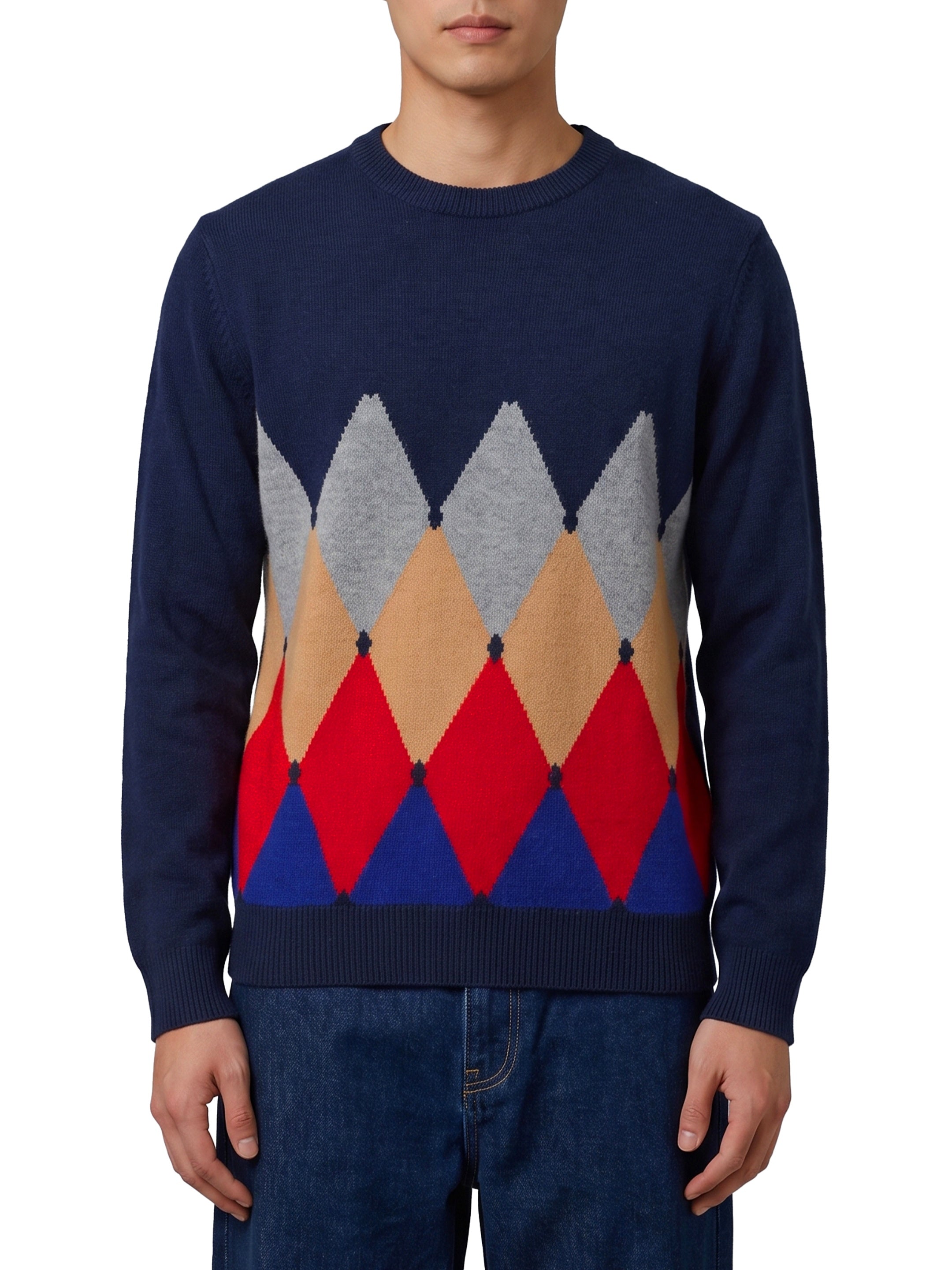 Cashmere crewneck Diamond sweater