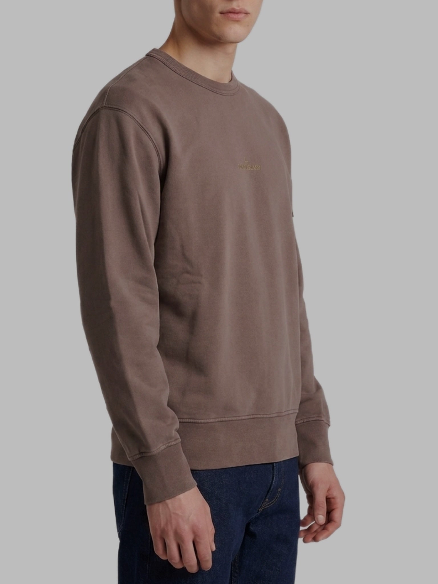 Burgundy crewneck sweatshirt