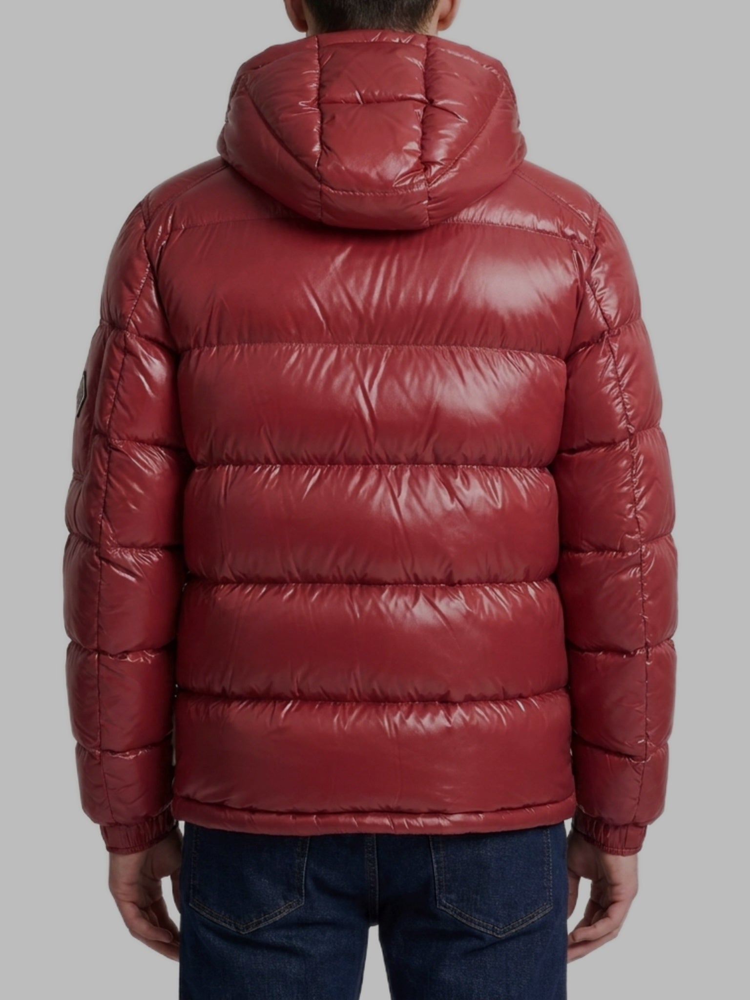 Polar Tech hooded down jacket